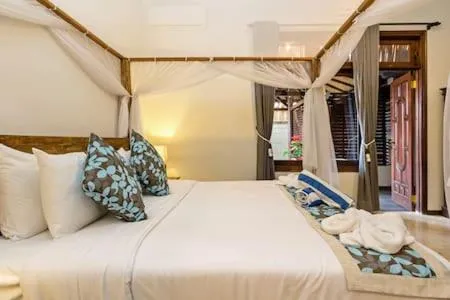 Bedroom, Bed in Villa Tiah