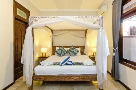Bedroom, Bed in Villa Tiah