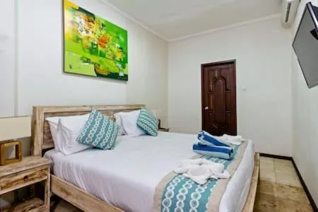 Bedroom, Bed in Villa Tiah