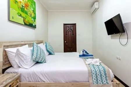Bedroom, Bed in Villa Tiah