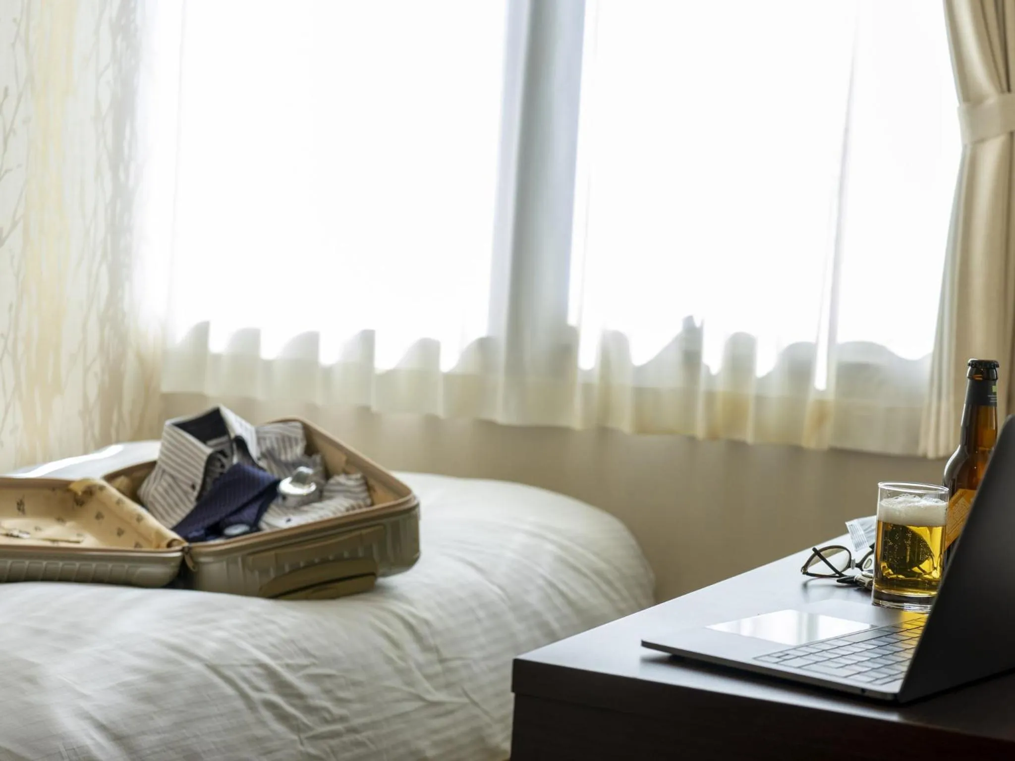 Photo of the whole room, Bed in Hotel New Gaea Domemae