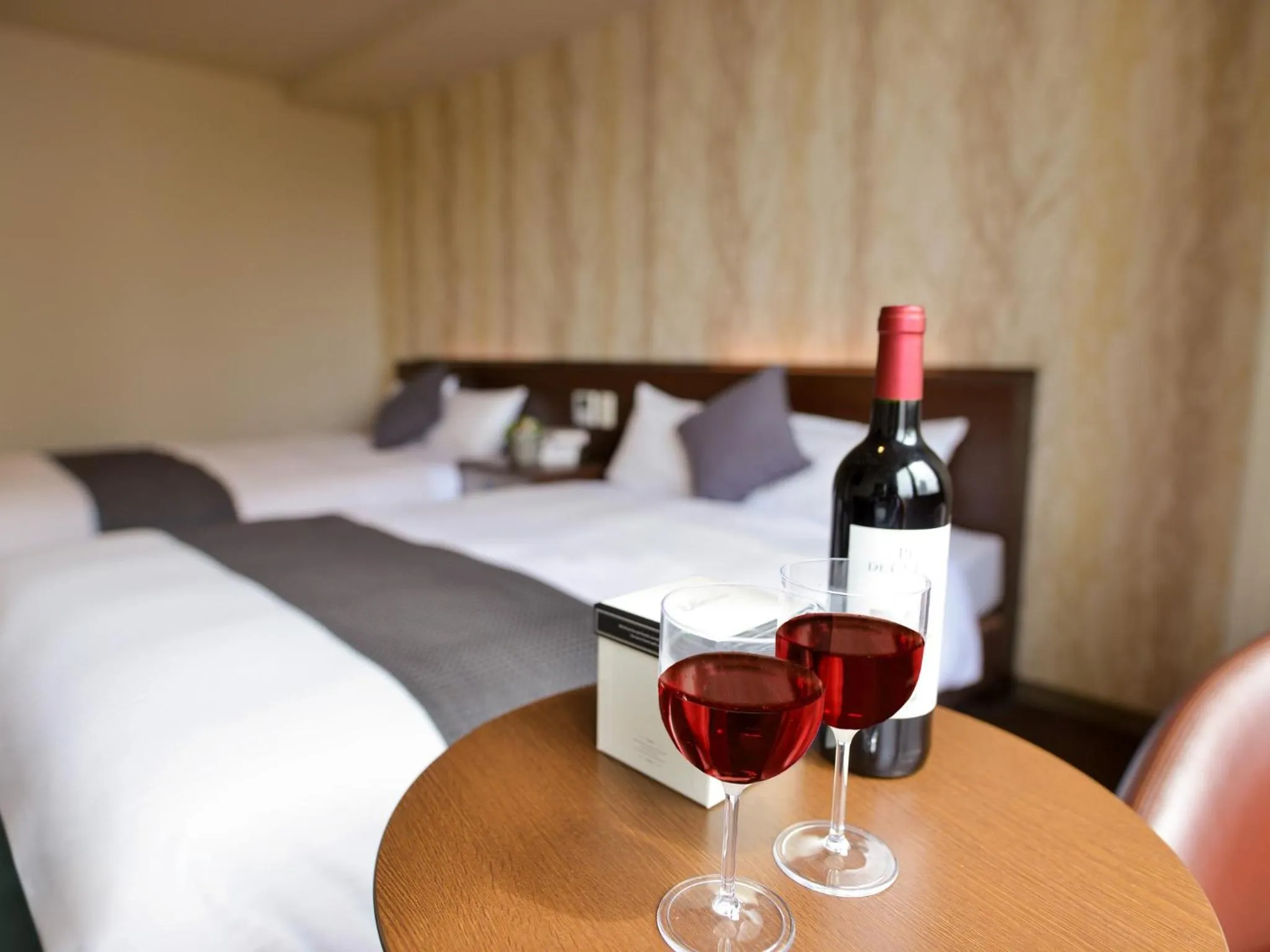 Photo of the whole room, Bed in Hotel New Gaea Domemae