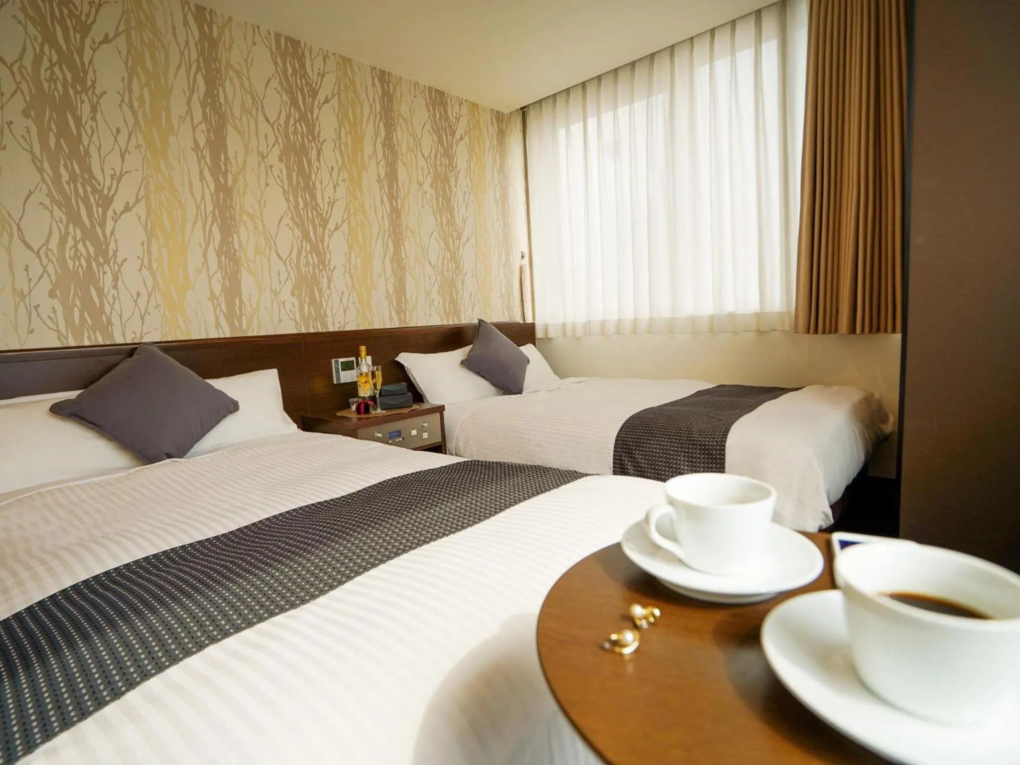 Photo of the whole room, Bed in Hotel New Gaea Domemae