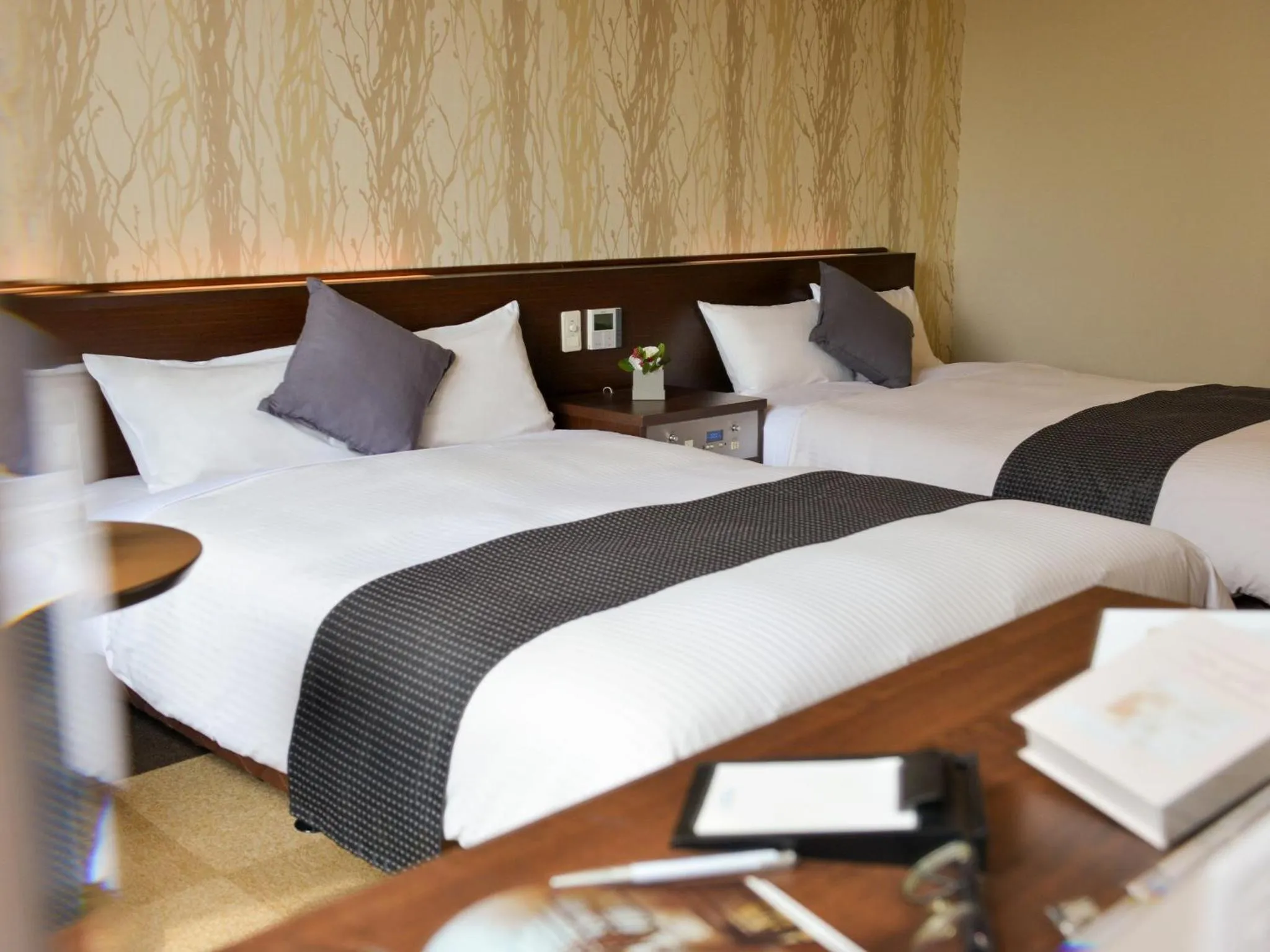 Photo of the whole room, Bed in Hotel New Gaea Domemae