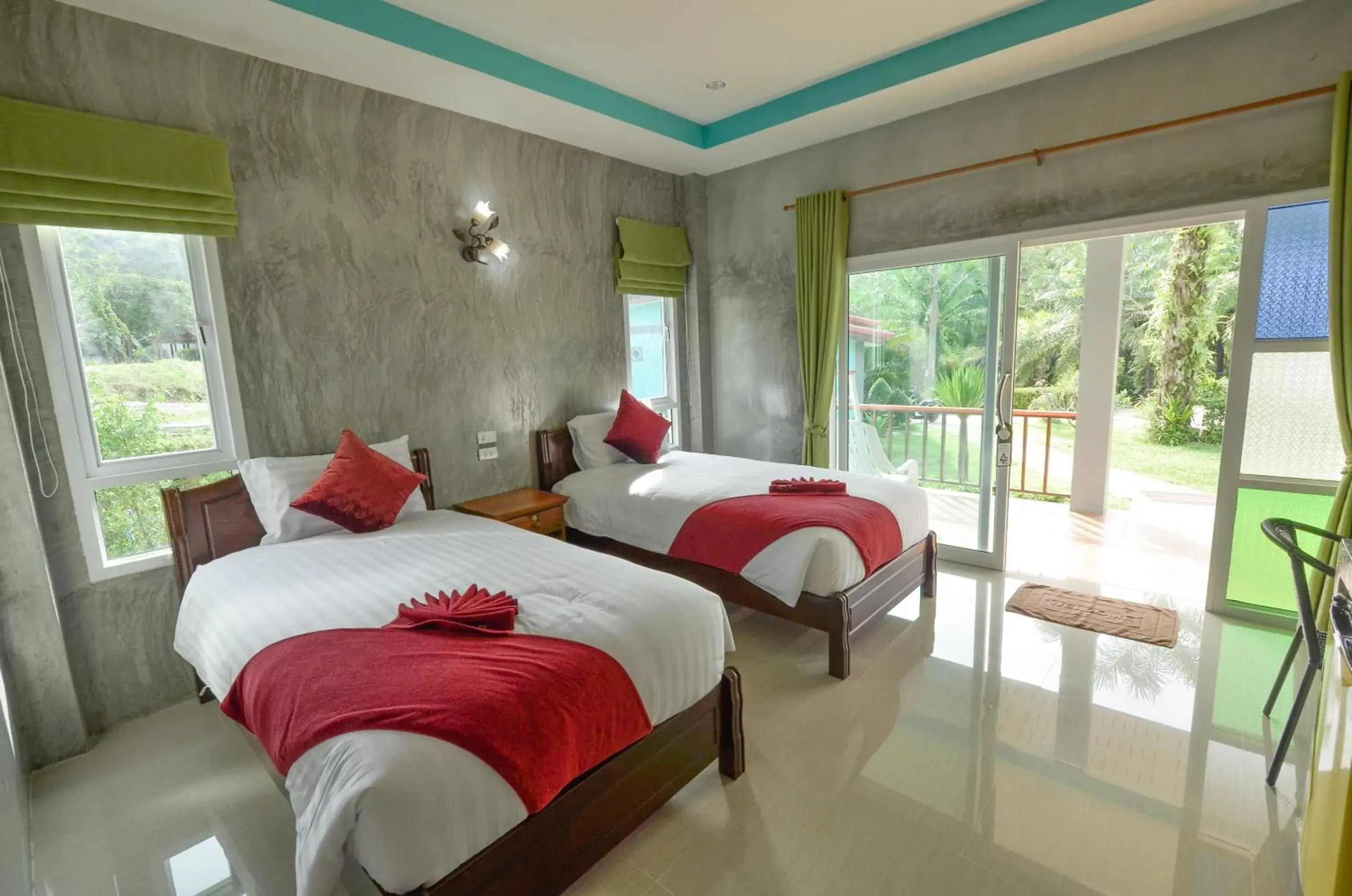 Bedroom in tum mai kaew resort (SHA Extra Plus)