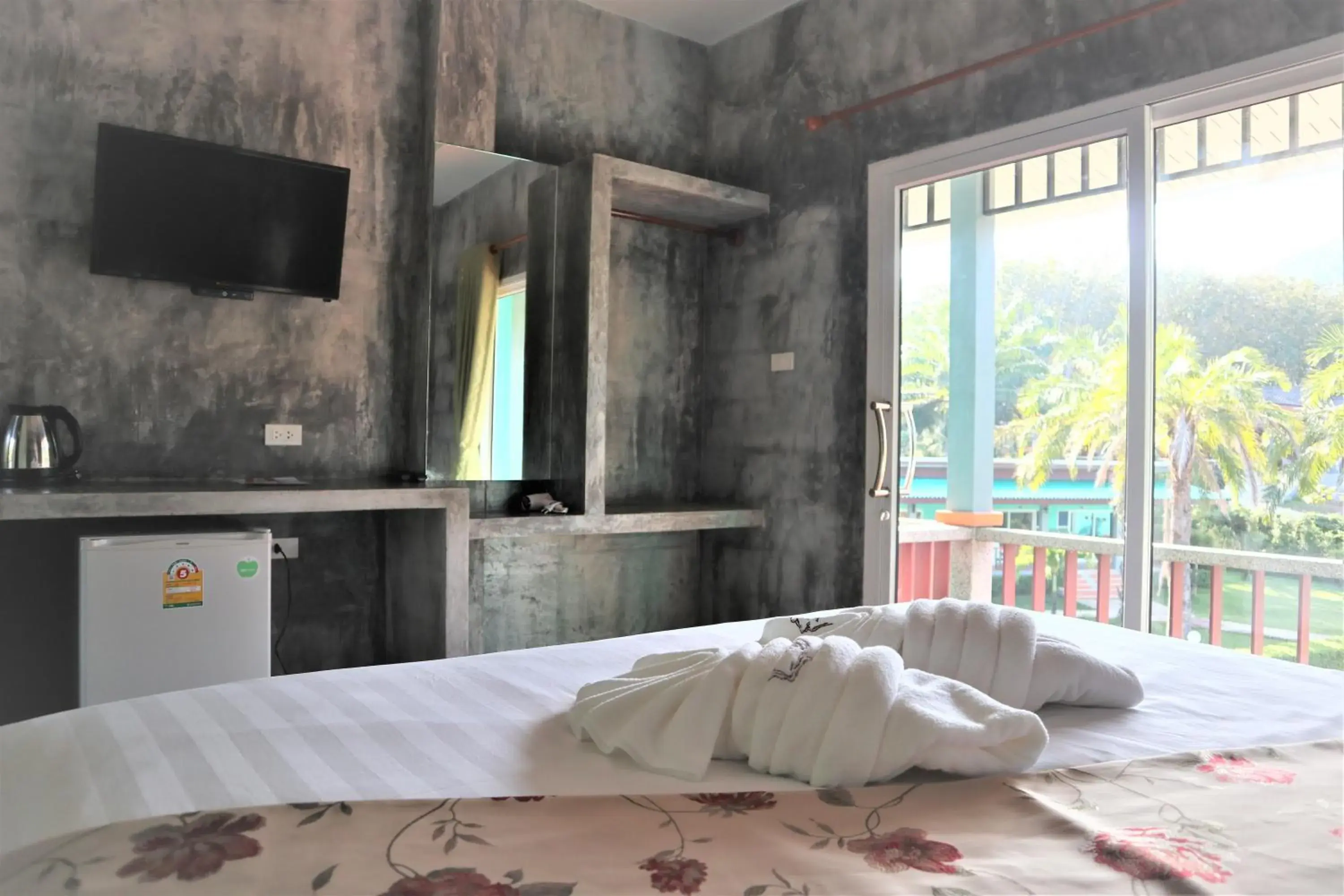Bedroom in tum mai kaew resort (SHA Extra Plus)