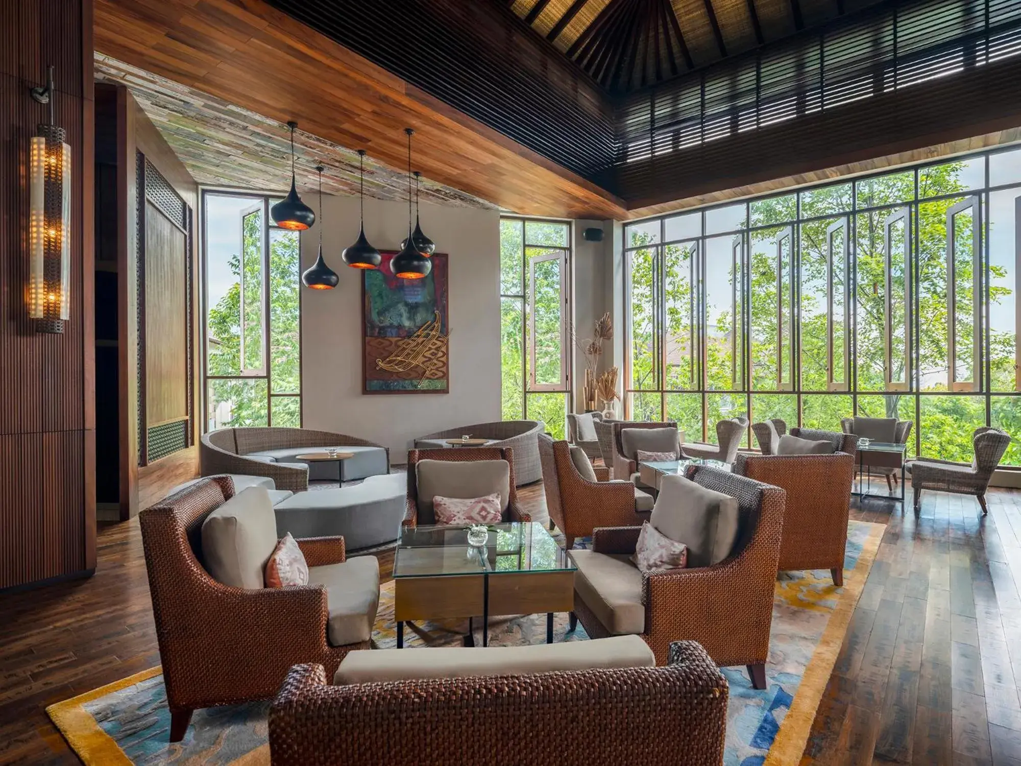 Lounge or bar in Mövenpick Resort & Spa Jimbaran Bali Lounge or bar in Mövenpick Resort & Spa Jimbaran Bali