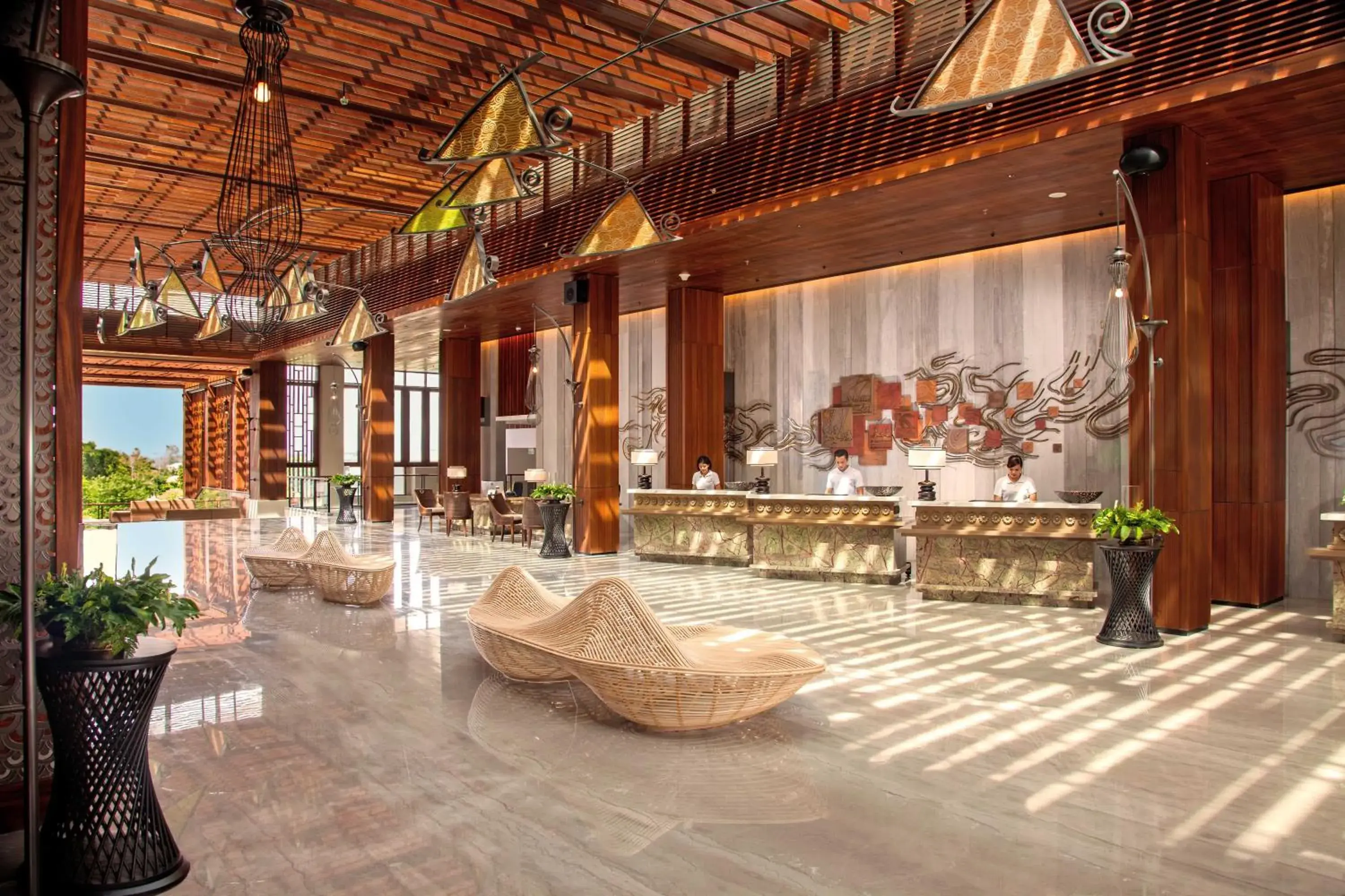 Lobby or reception in Mövenpick Resort & Spa Jimbaran Bali Lobby or reception in Mövenpick Resort & Spa Jimbaran Bali