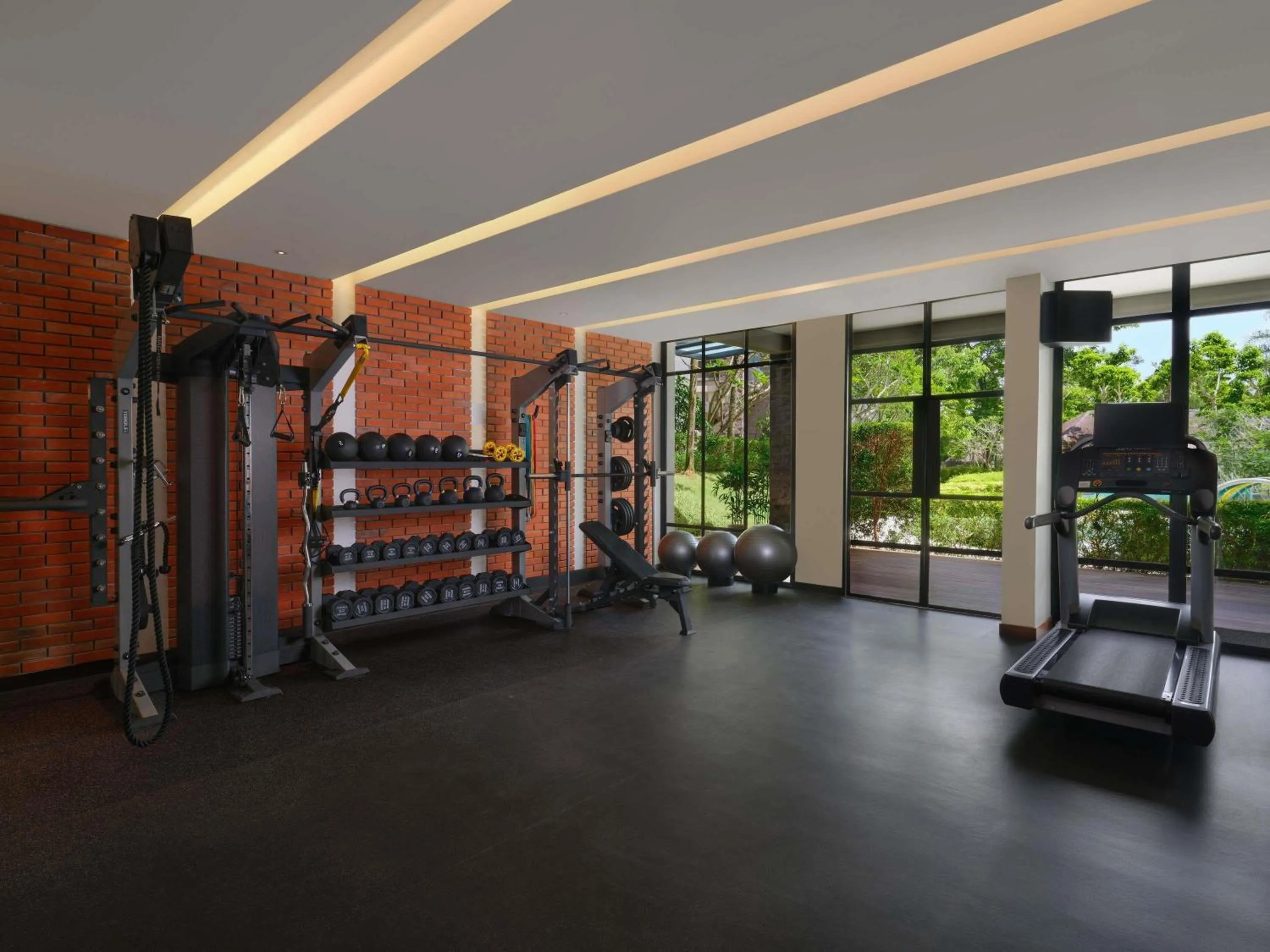 Fitness centre/facilities in Mövenpick Resort & Spa Jimbaran Bali