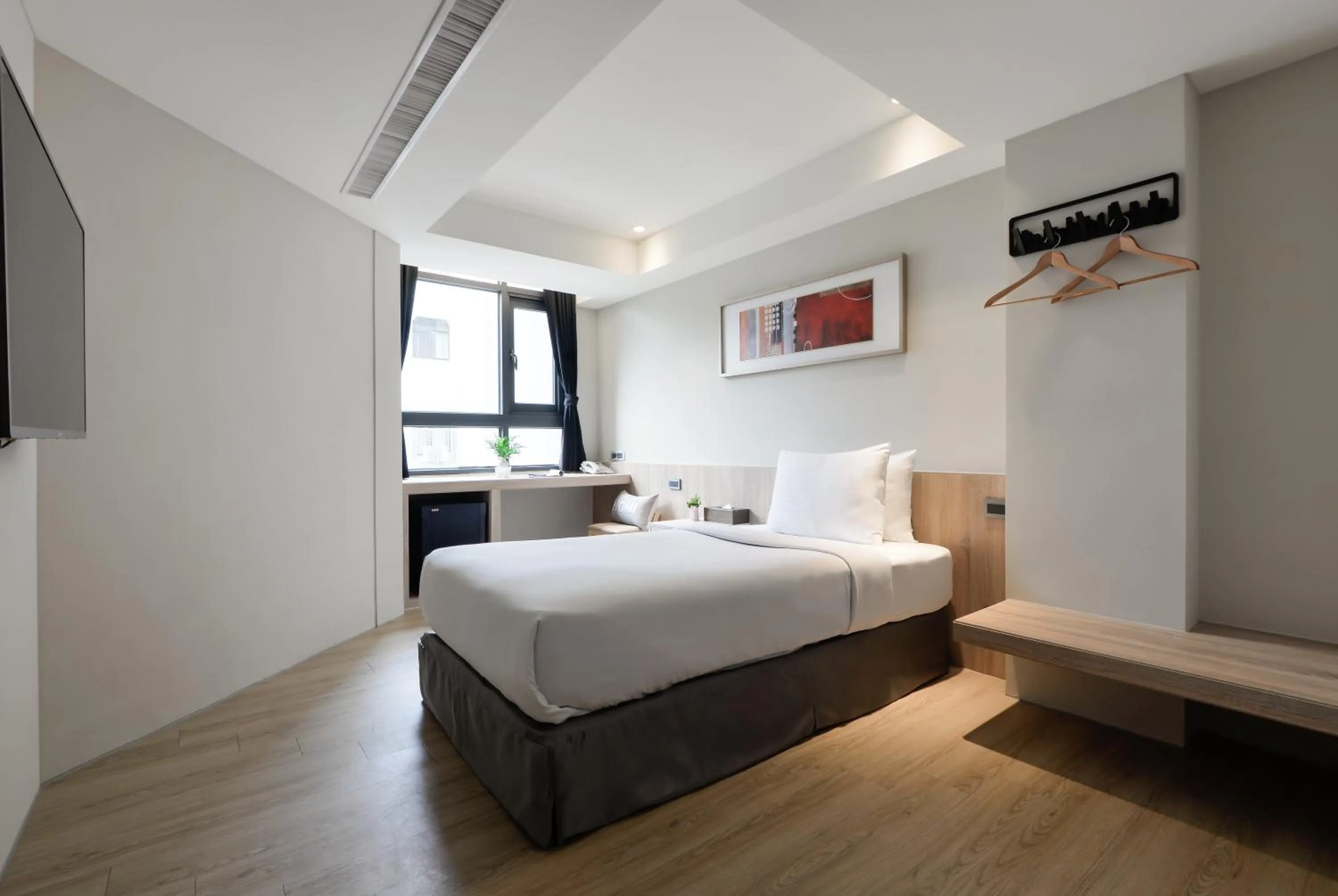 Bed in Taichung Amour Hotel