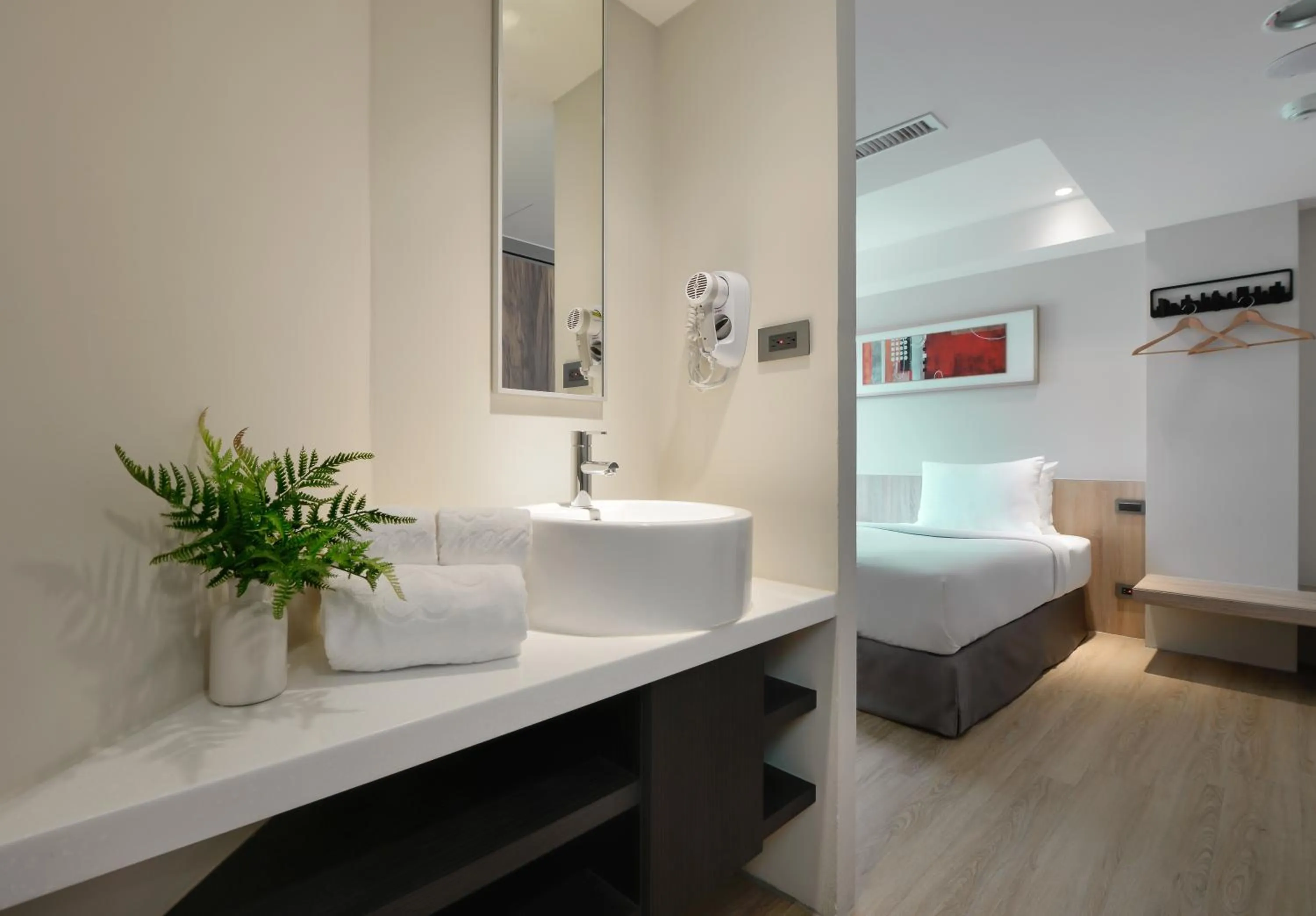 Bed in Taichung Amour Hotel