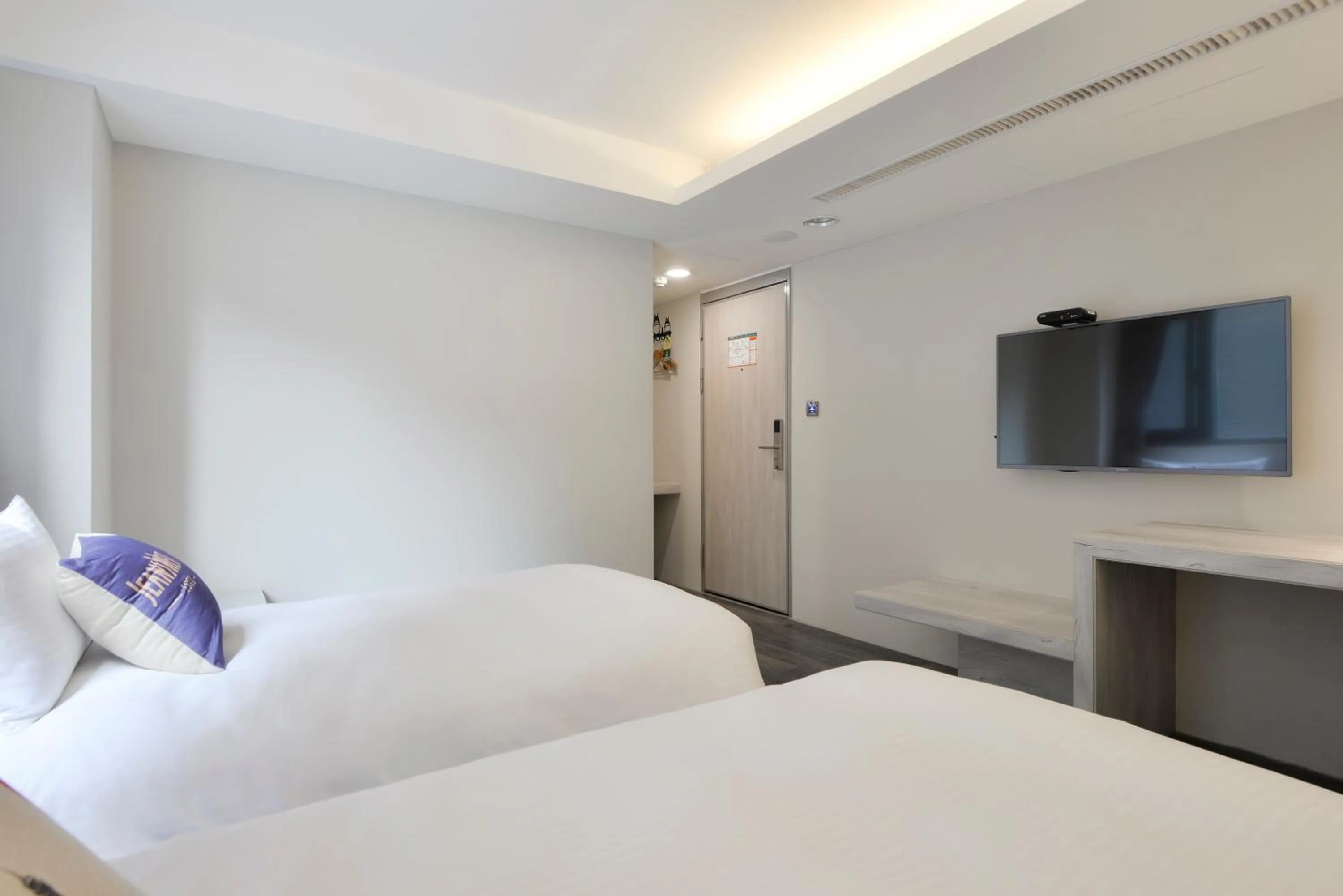 Bed in Taichung Amour Hotel