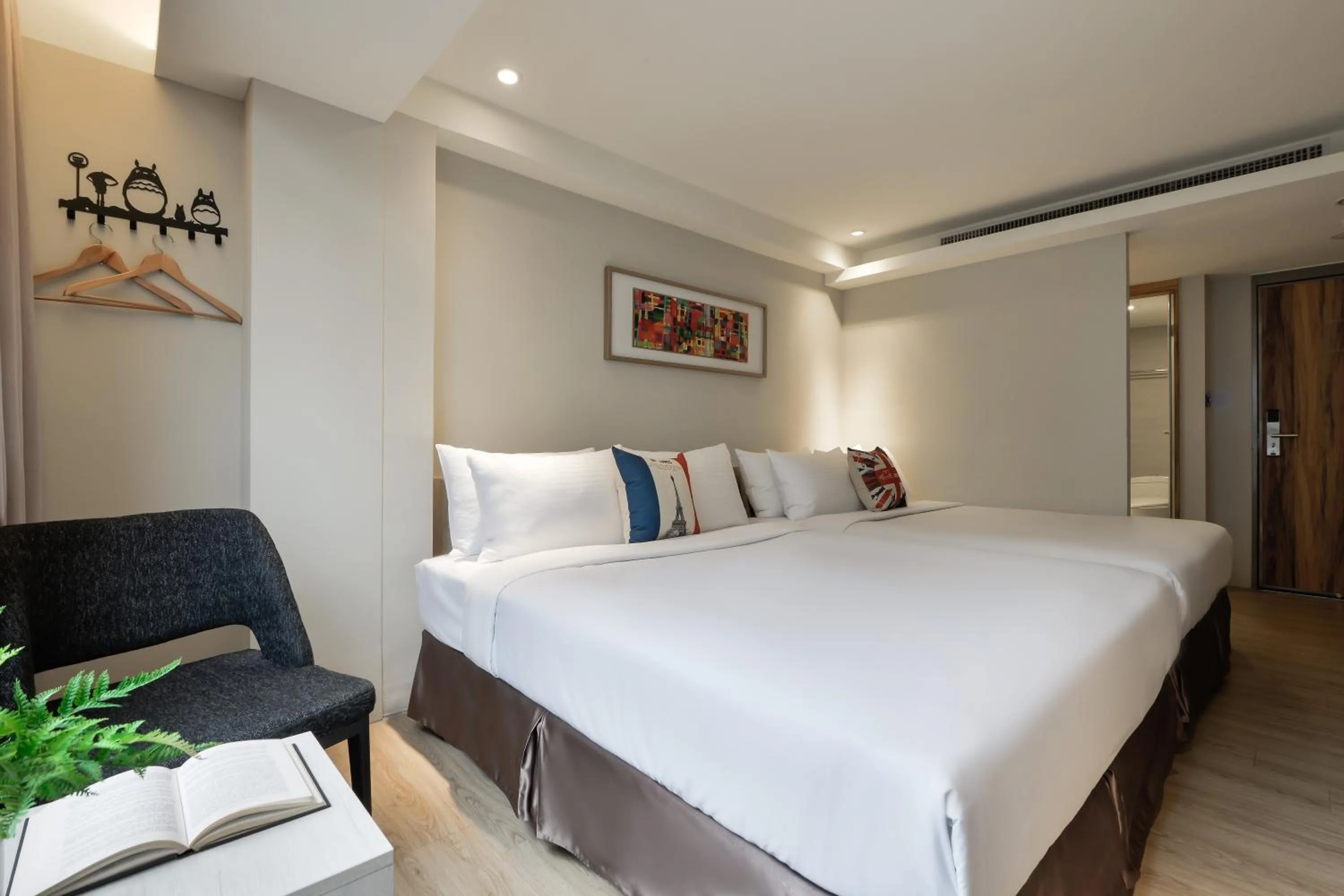 Bed in Taichung Amour Hotel