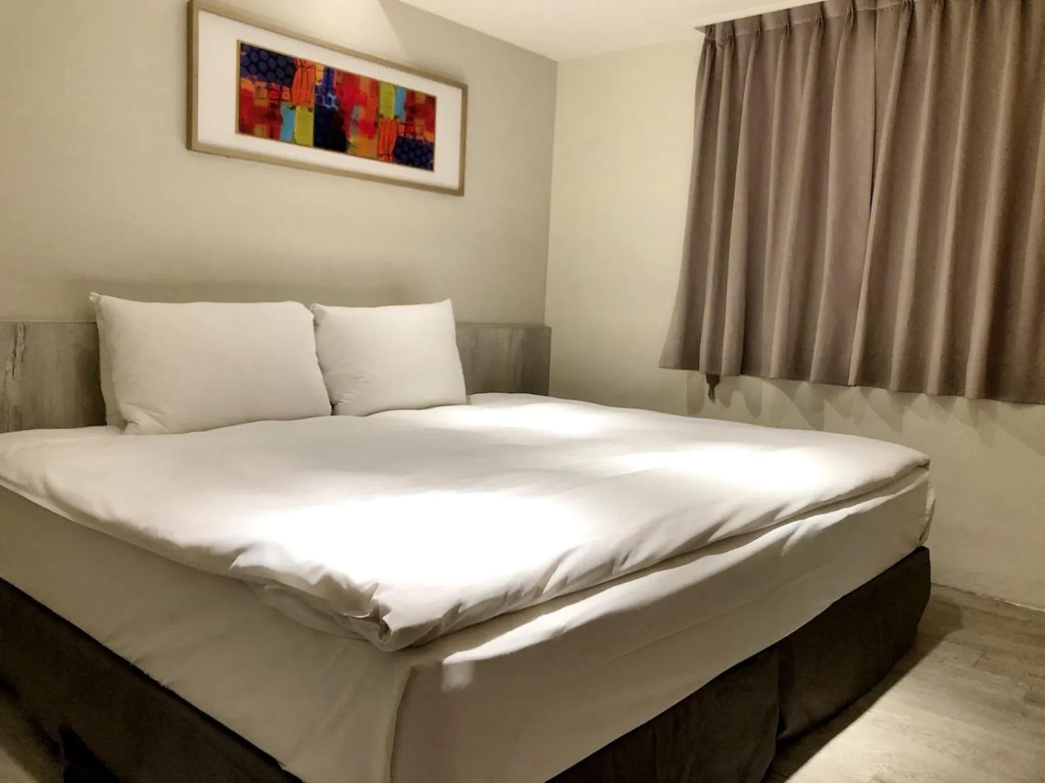 Bed in Taichung Amour Hotel