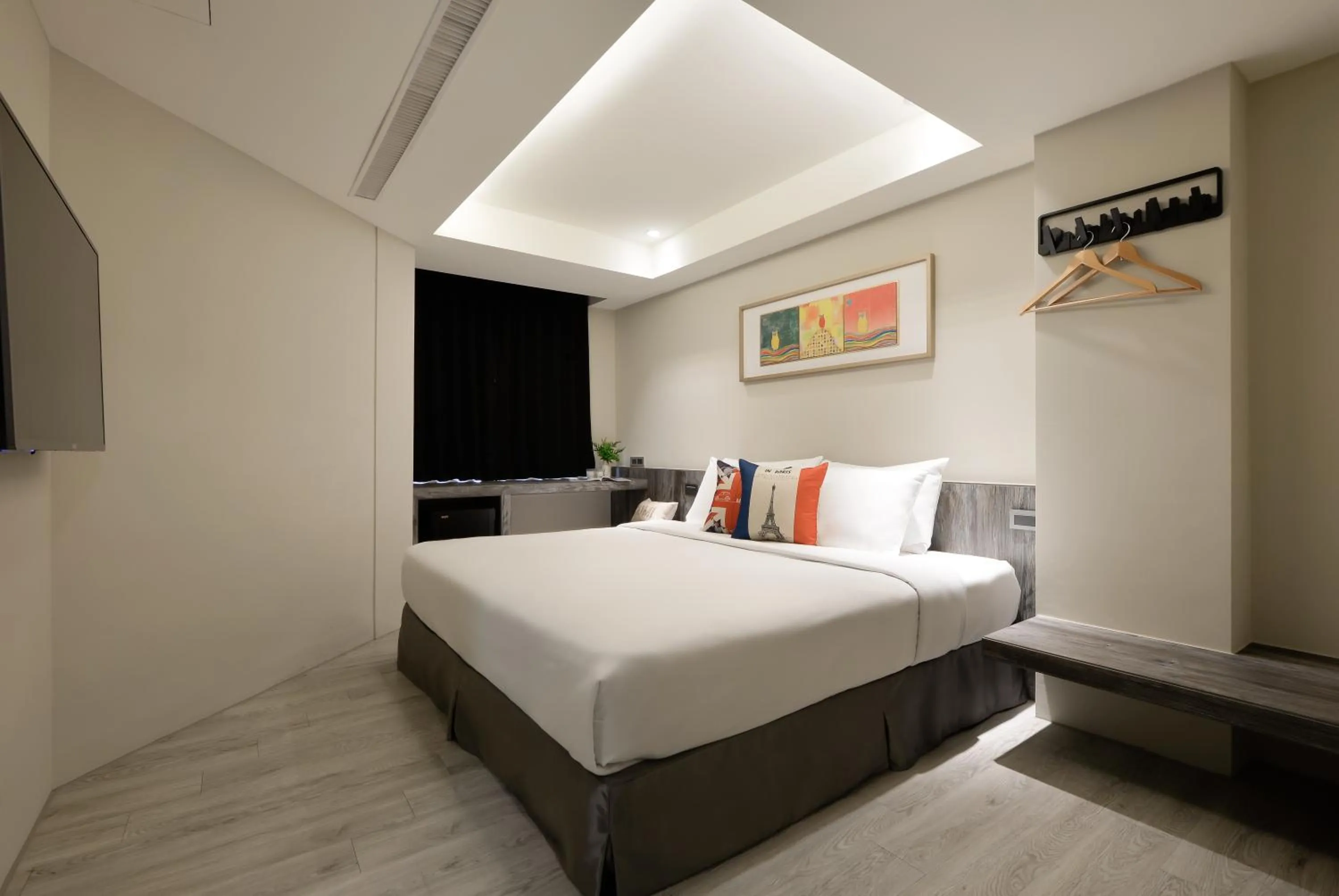 Bed in Taichung Amour Hotel