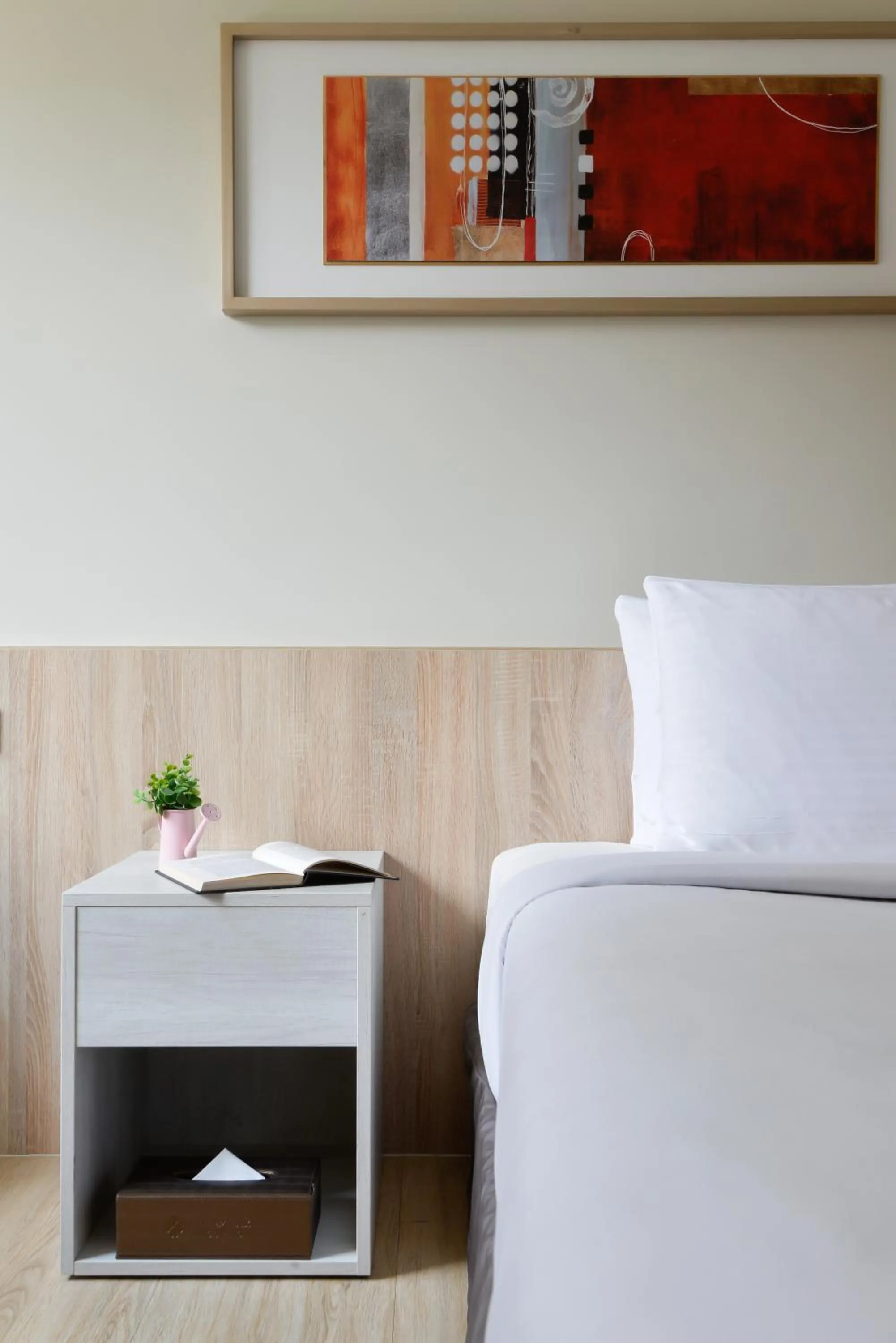 Bed in Taichung Amour Hotel