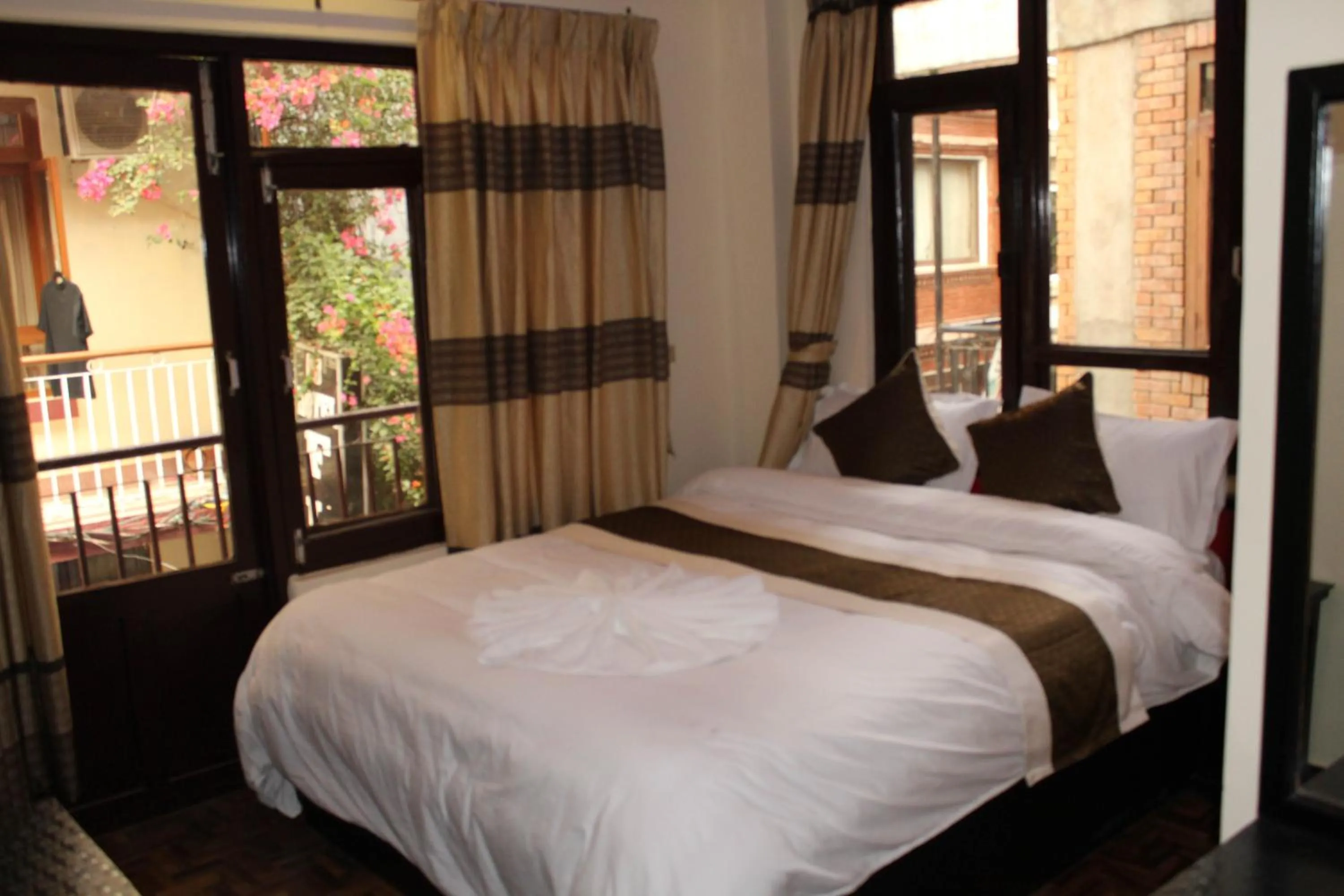 Bed in Hotel Gallery Nepal