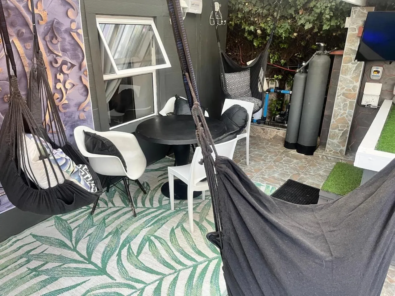 Seating area in Mitchell's Guesthouse