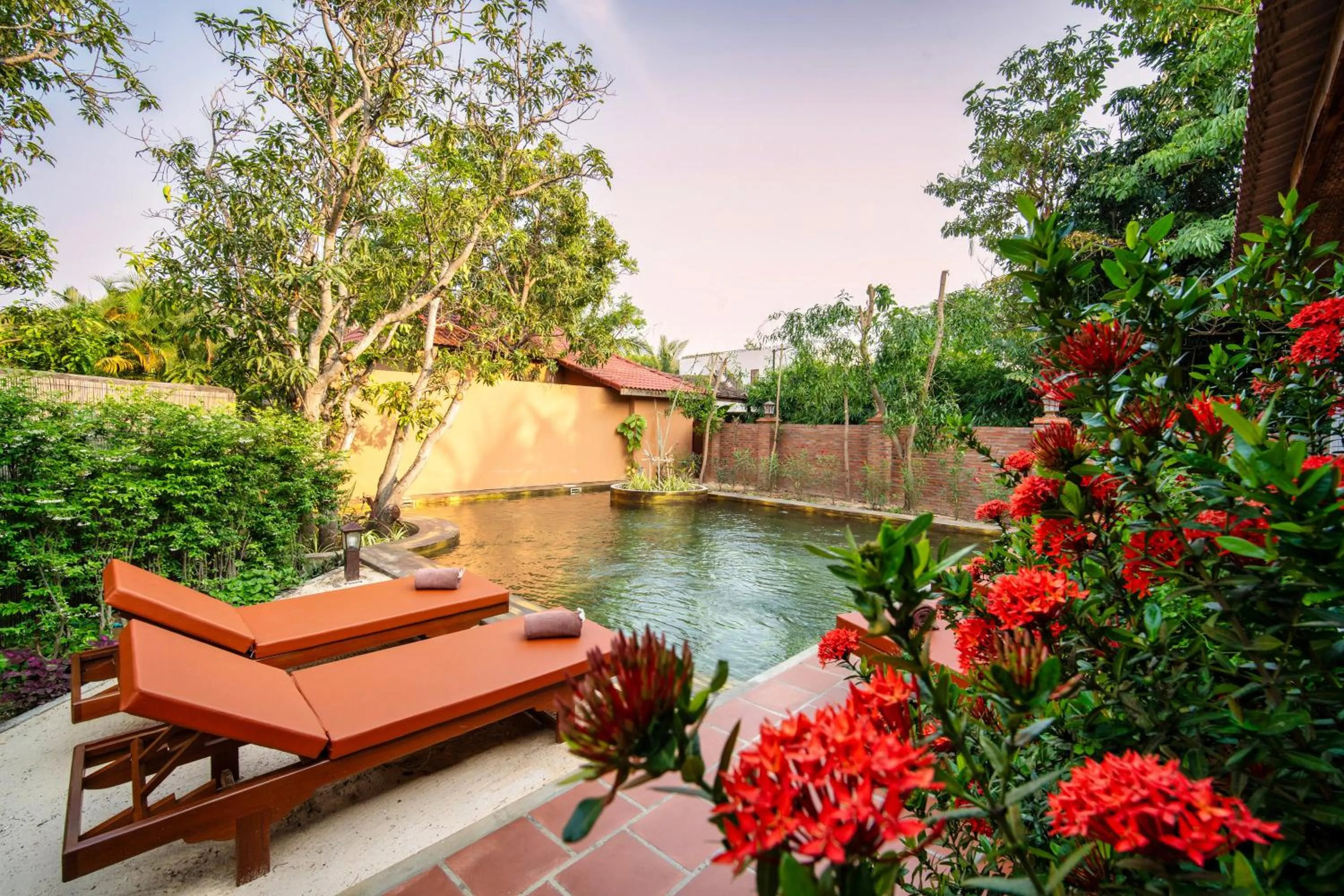 Swimming pool in Authentic Khmer Village Resort