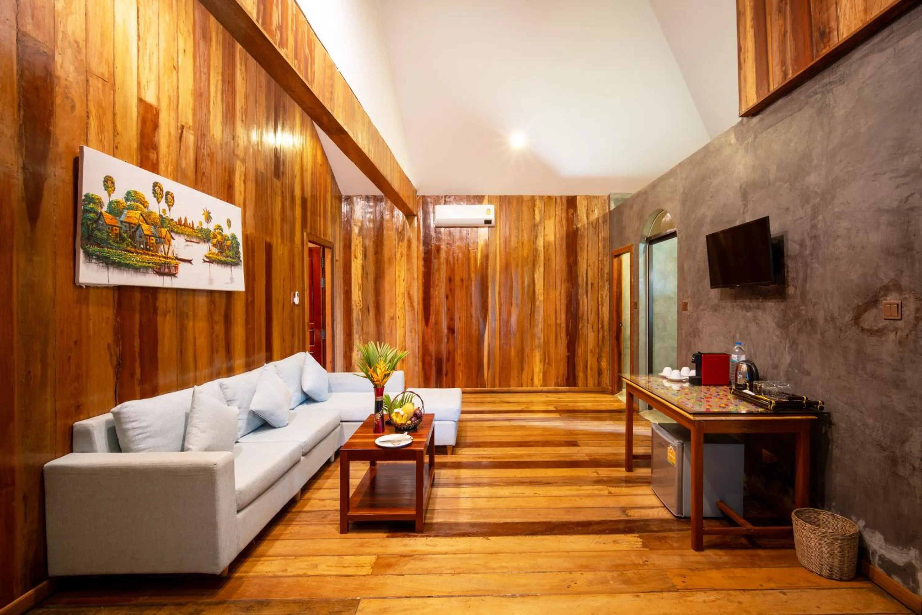 Living room in Authentic Khmer Village Resort