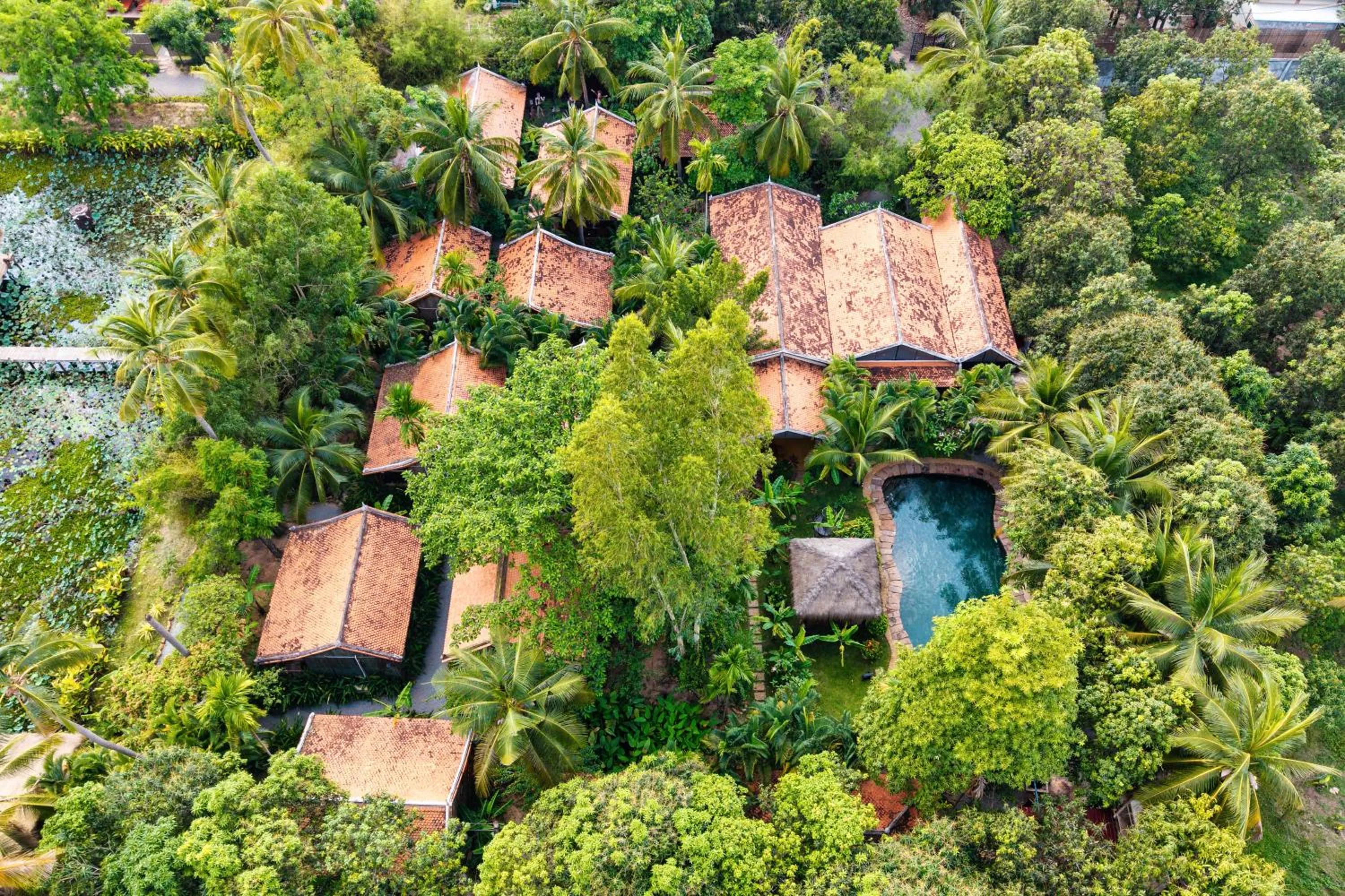 Property building in Authentic Khmer Village Resort