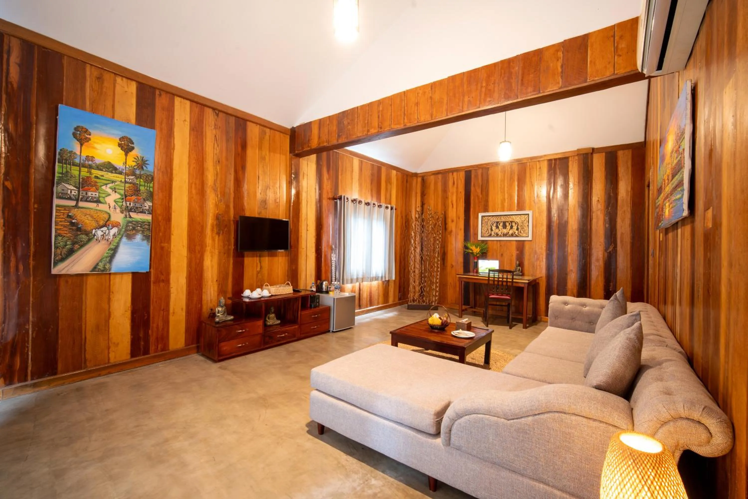 Living room in Authentic Khmer Village Resort