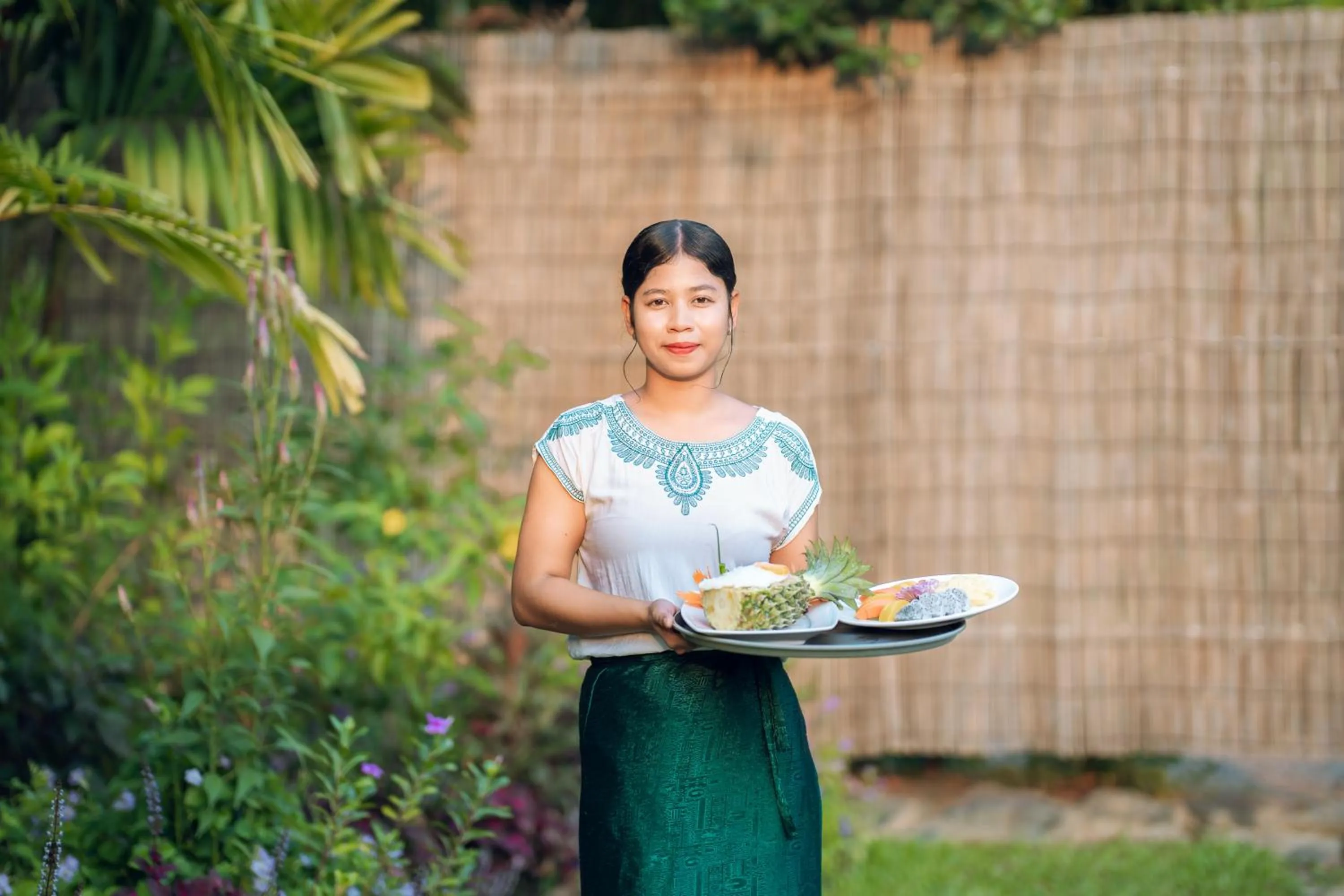 Food in Authentic Khmer Village Resort