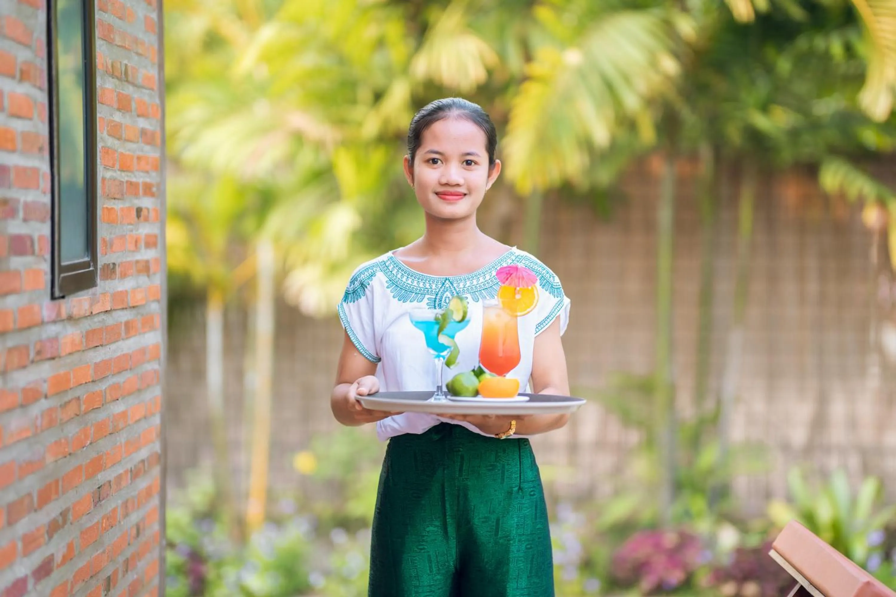 Drinks in Authentic Khmer Village Resort