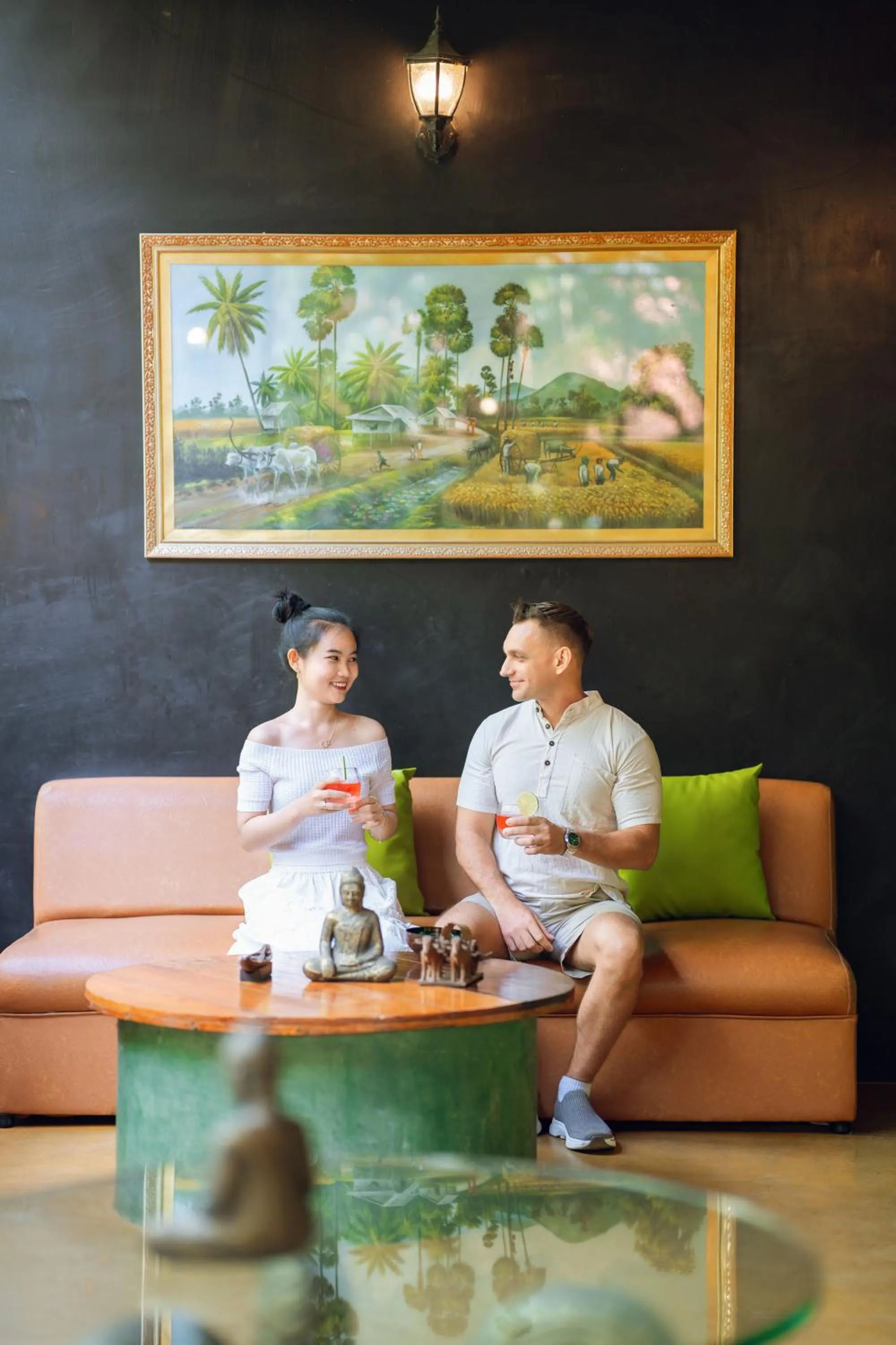 Drinks in Authentic Khmer Village Resort