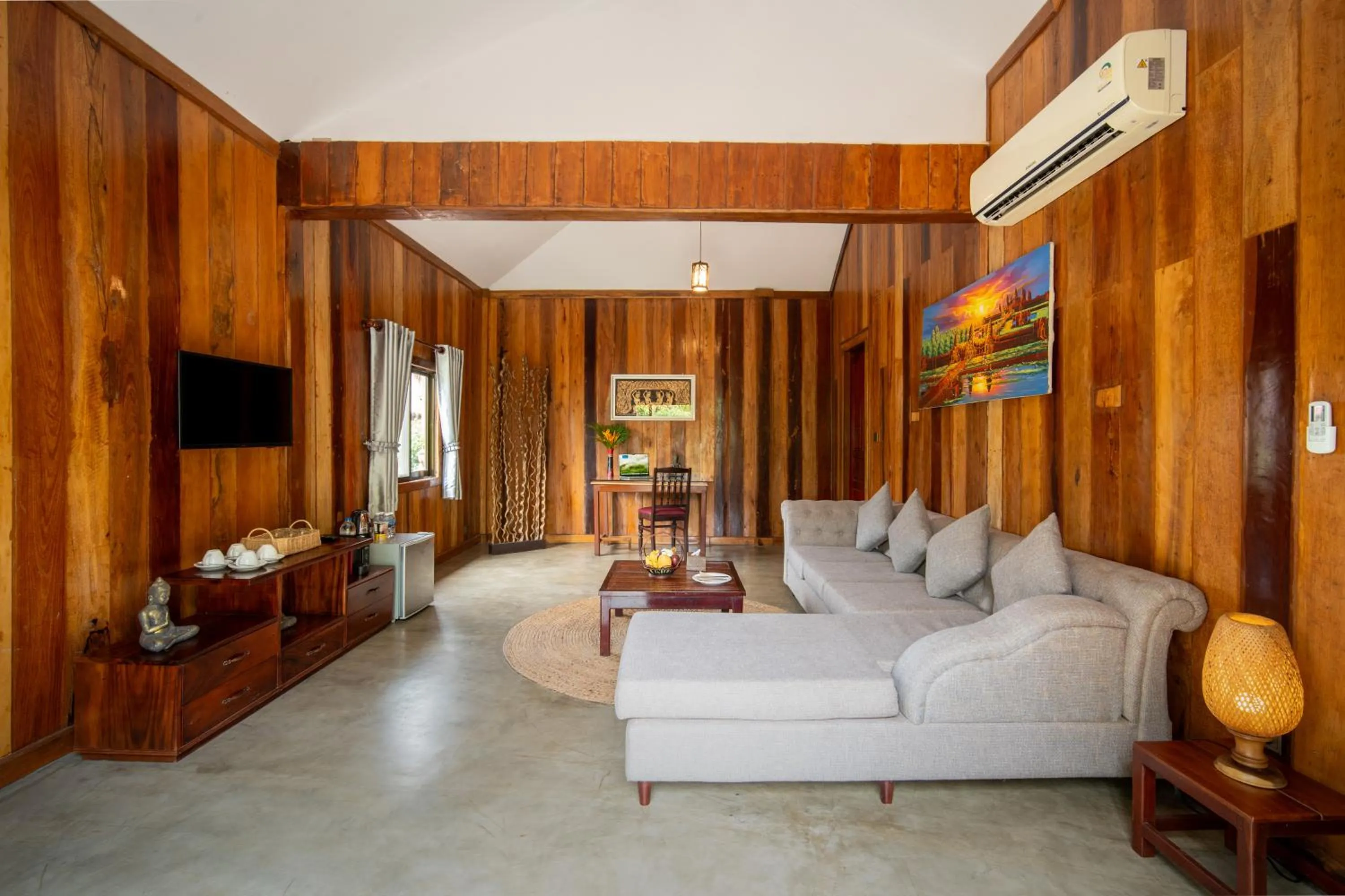 Living room in Authentic Khmer Village Resort