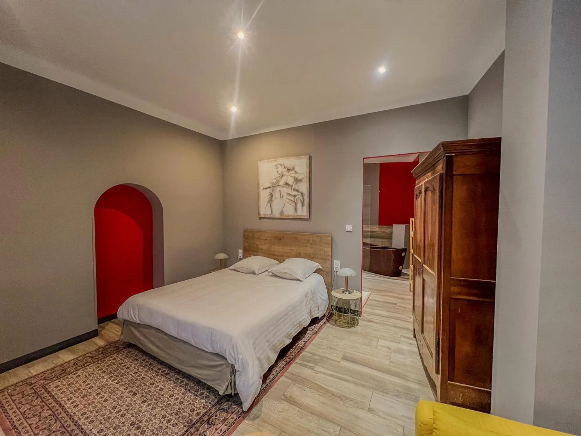 Bed in Hôtel d'Alibert