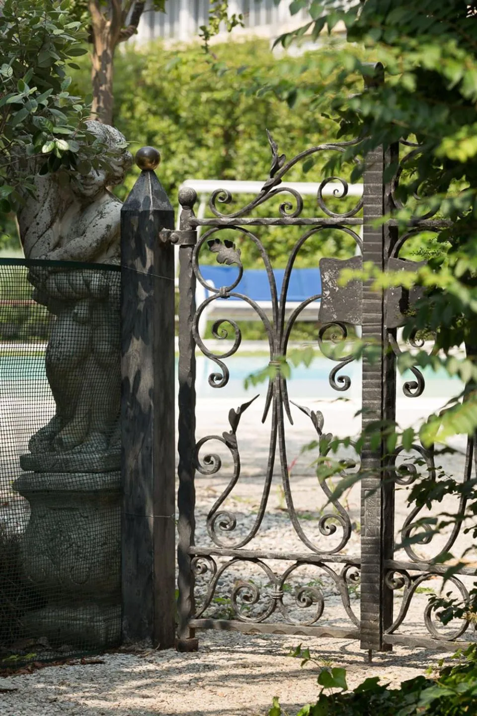 Garden view in Villa Berrettini