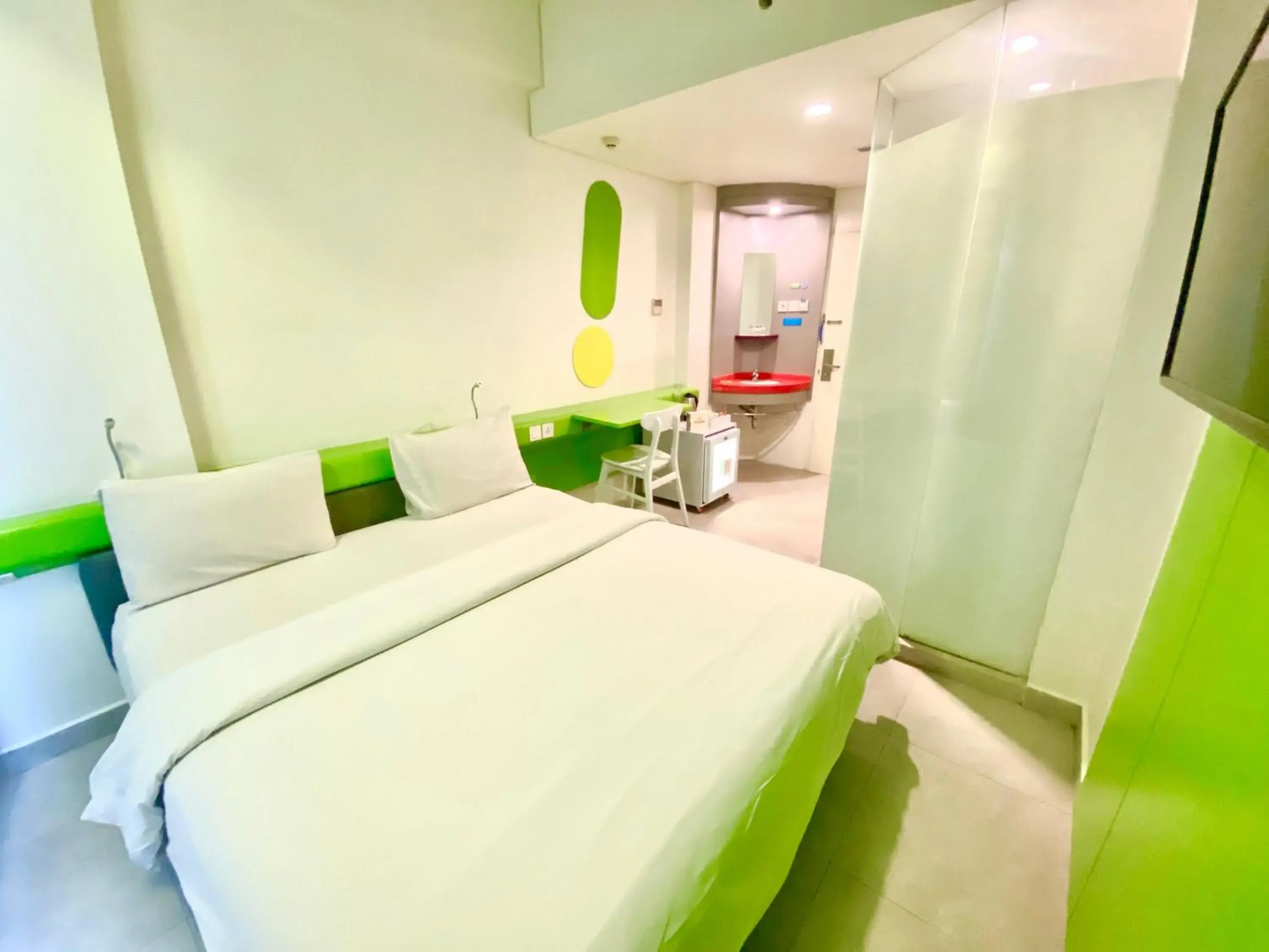 Bed in POP! Hotel Timoho Yogyakarta Bed in POP! Hotel Timoho Yogyakarta