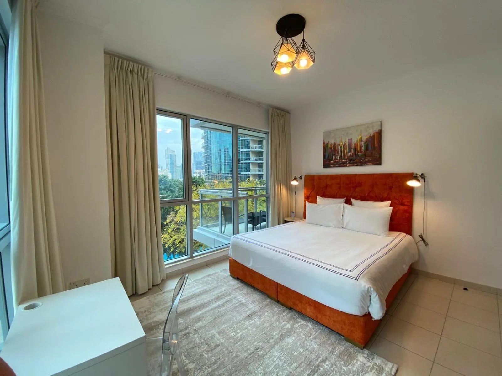 Bedroom, Bed in Dream Inn Apartments - Burj Residences Burj Khalifa View