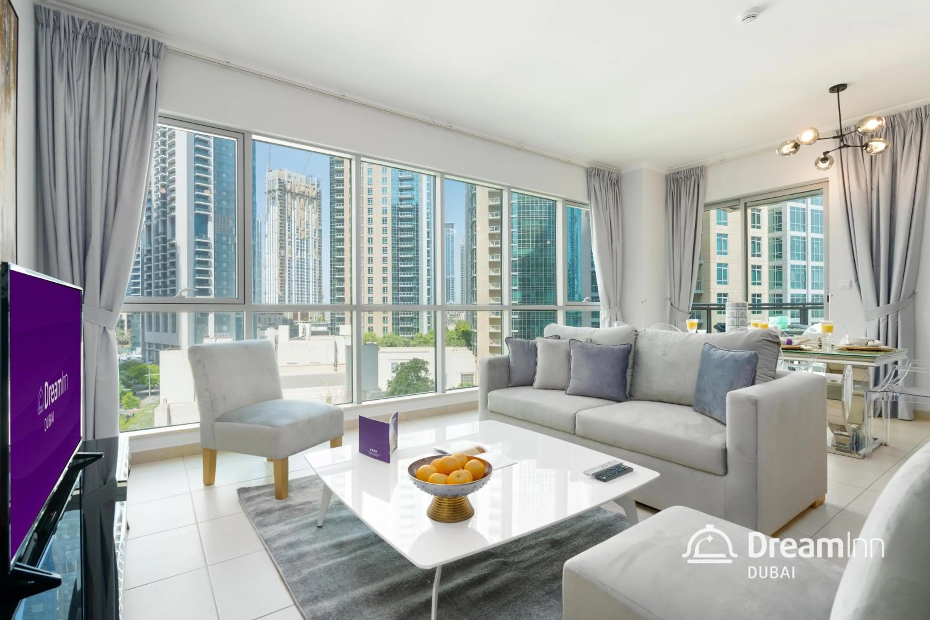 Living room in Dream Inn Apartments - Burj Residences Burj Khalifa View