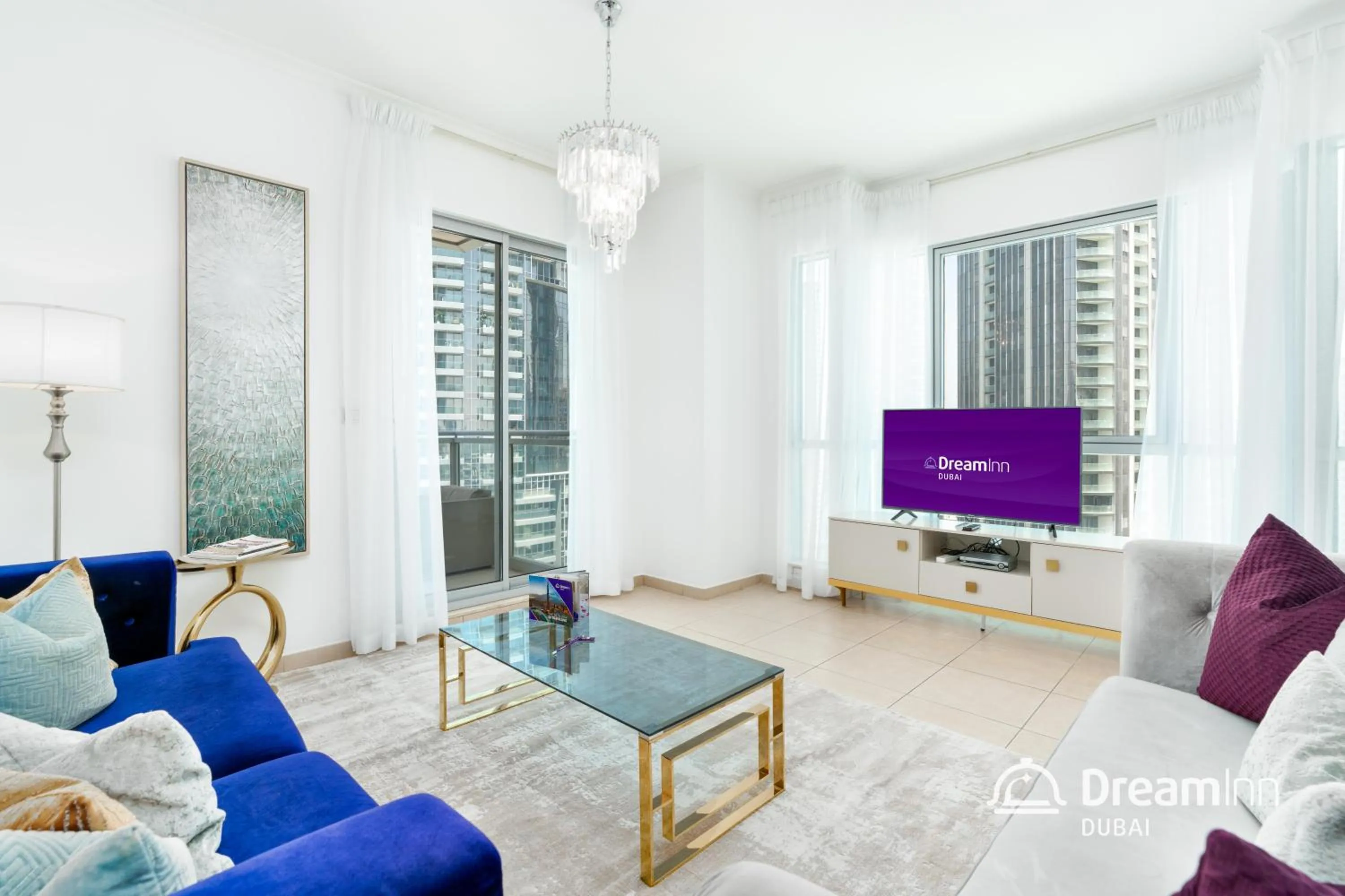TV and multimedia in Dream Inn Apartments - Burj Residences Burj Khalifa View
