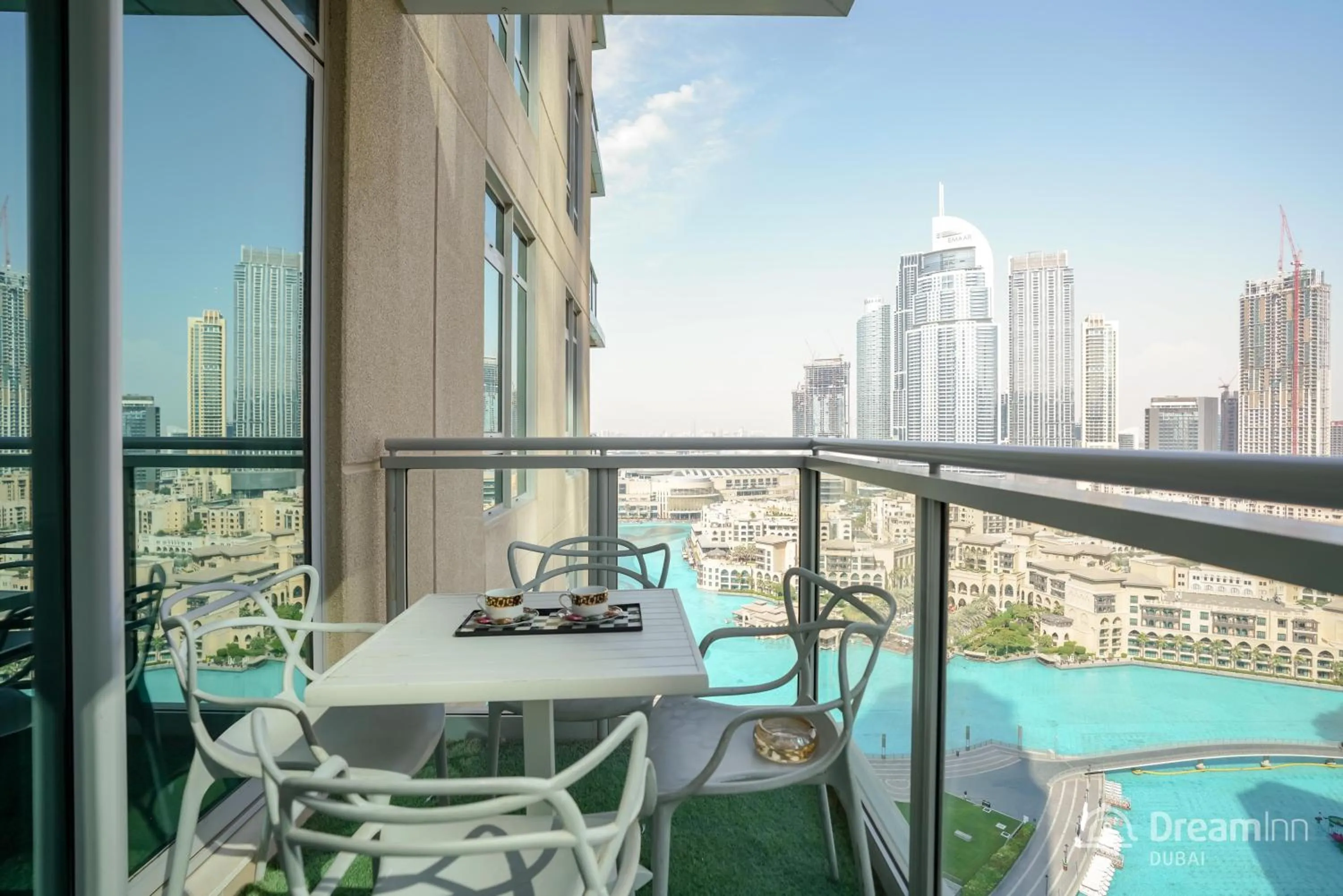 Balcony/Terrace in Dream Inn Apartments - Burj Residences Burj Khalifa View