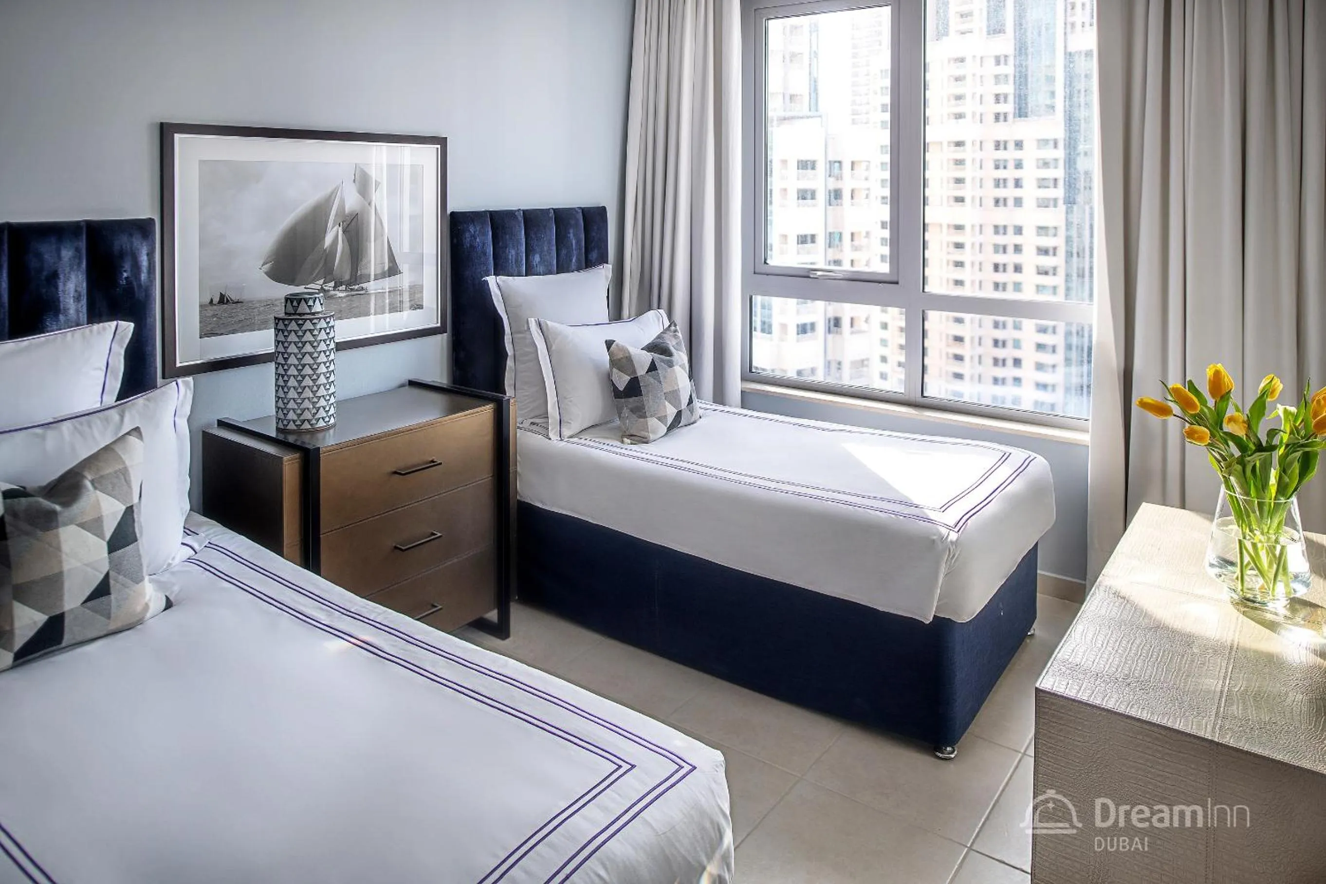 Bedroom, Bed in Dream Inn Apartments - Burj Residences Burj Khalifa View