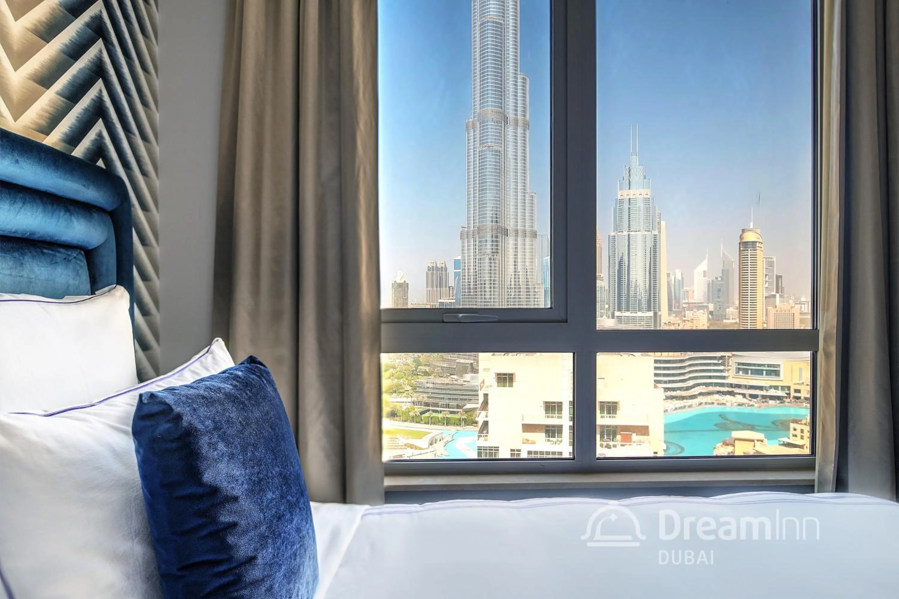Bedroom, Bed in Dream Inn Apartments - Burj Residences Burj Khalifa View
