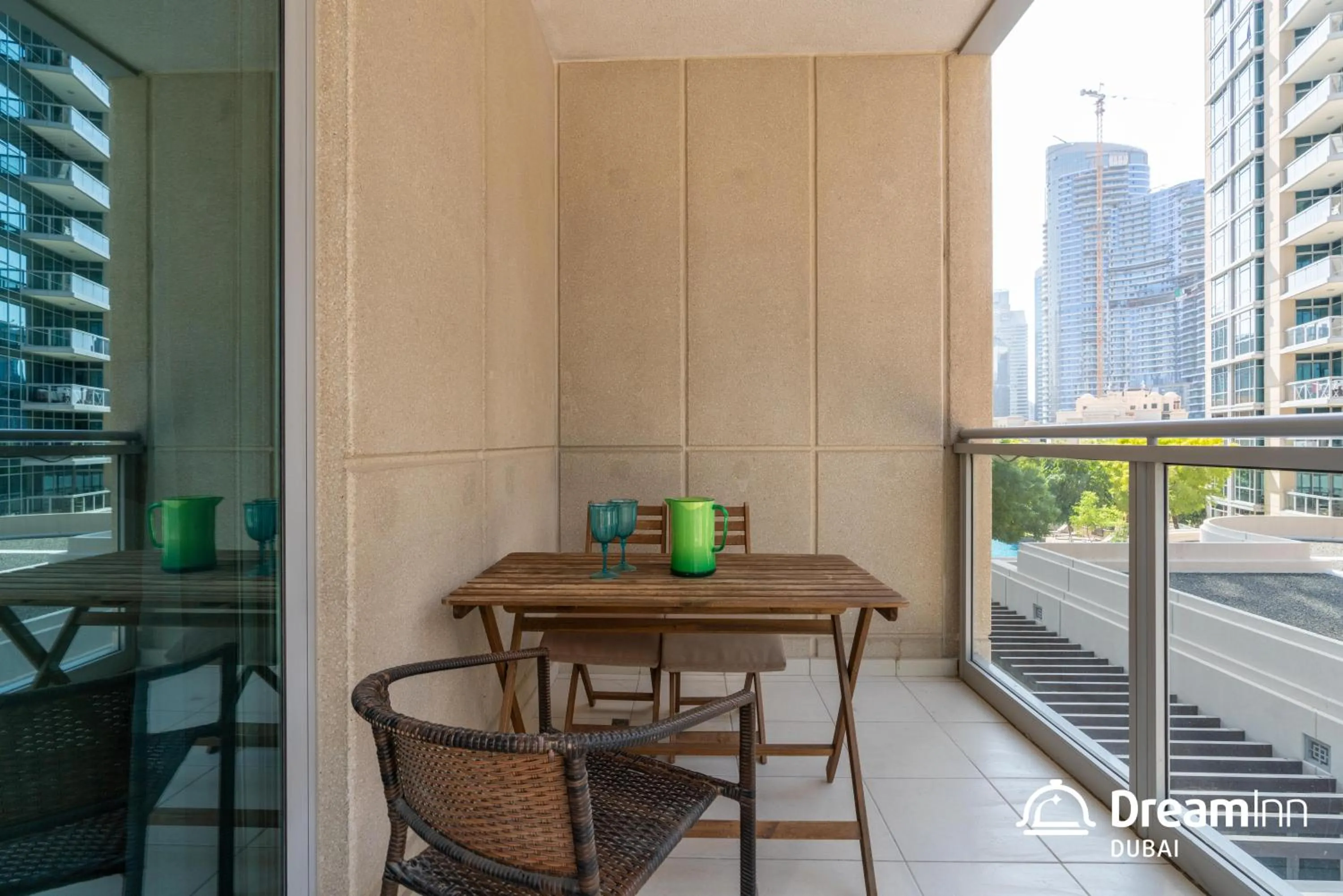 Balcony/Terrace in Dream Inn Apartments - Burj Residences Burj Khalifa View