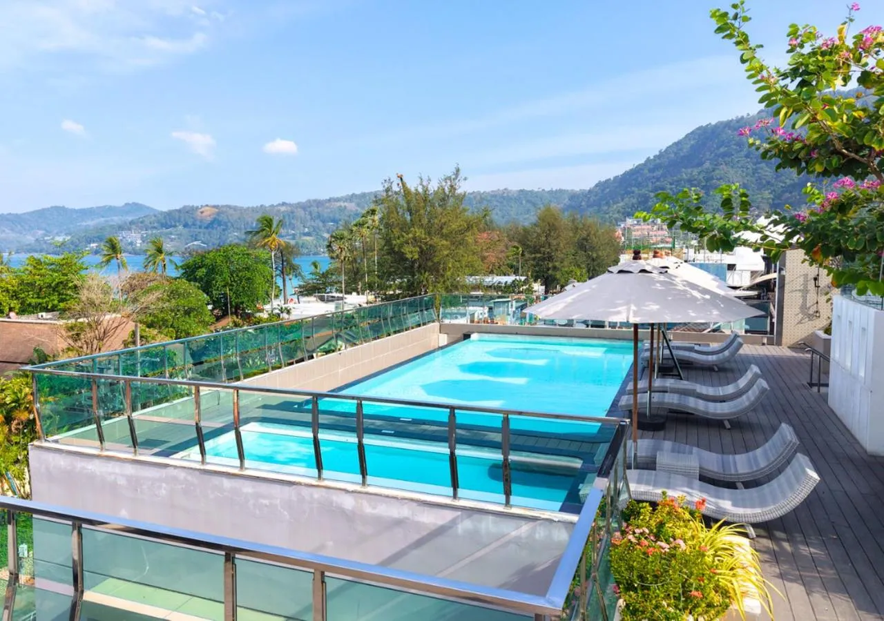 Pool view in Clarian Hotel Beach Patong
