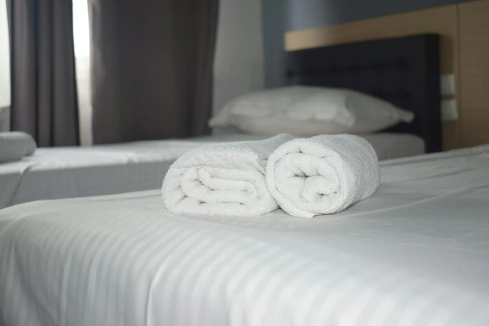 Bed in Hotel Prince de Liege