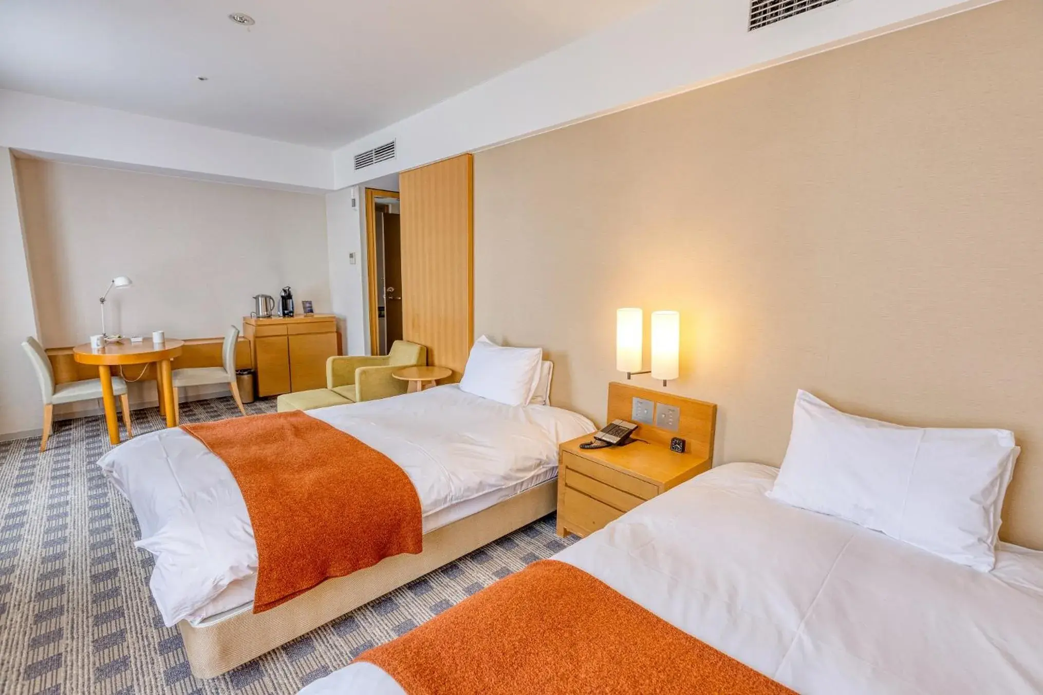 Photo of the whole room, Bed in Hotel Grand Fuji Photo of the whole room, Bed in Hotel Grand Fuji