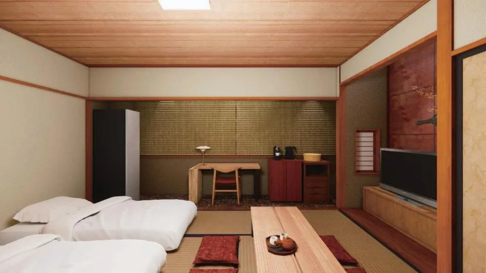 Photo of the whole room, Bed in Hotel Grand Fuji