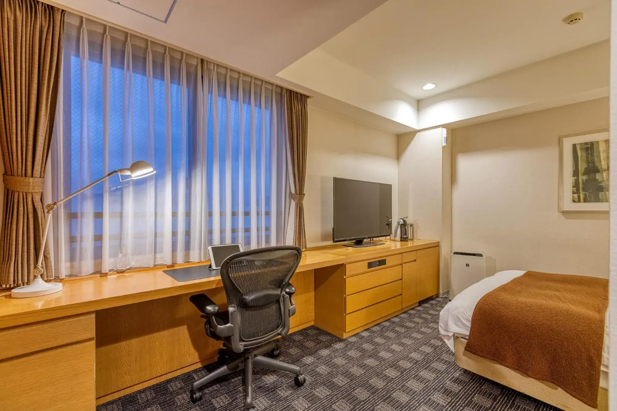 Photo of the whole room, Bed in Hotel Grand Fuji Photo of the whole room, Bed in Hotel Grand Fuji