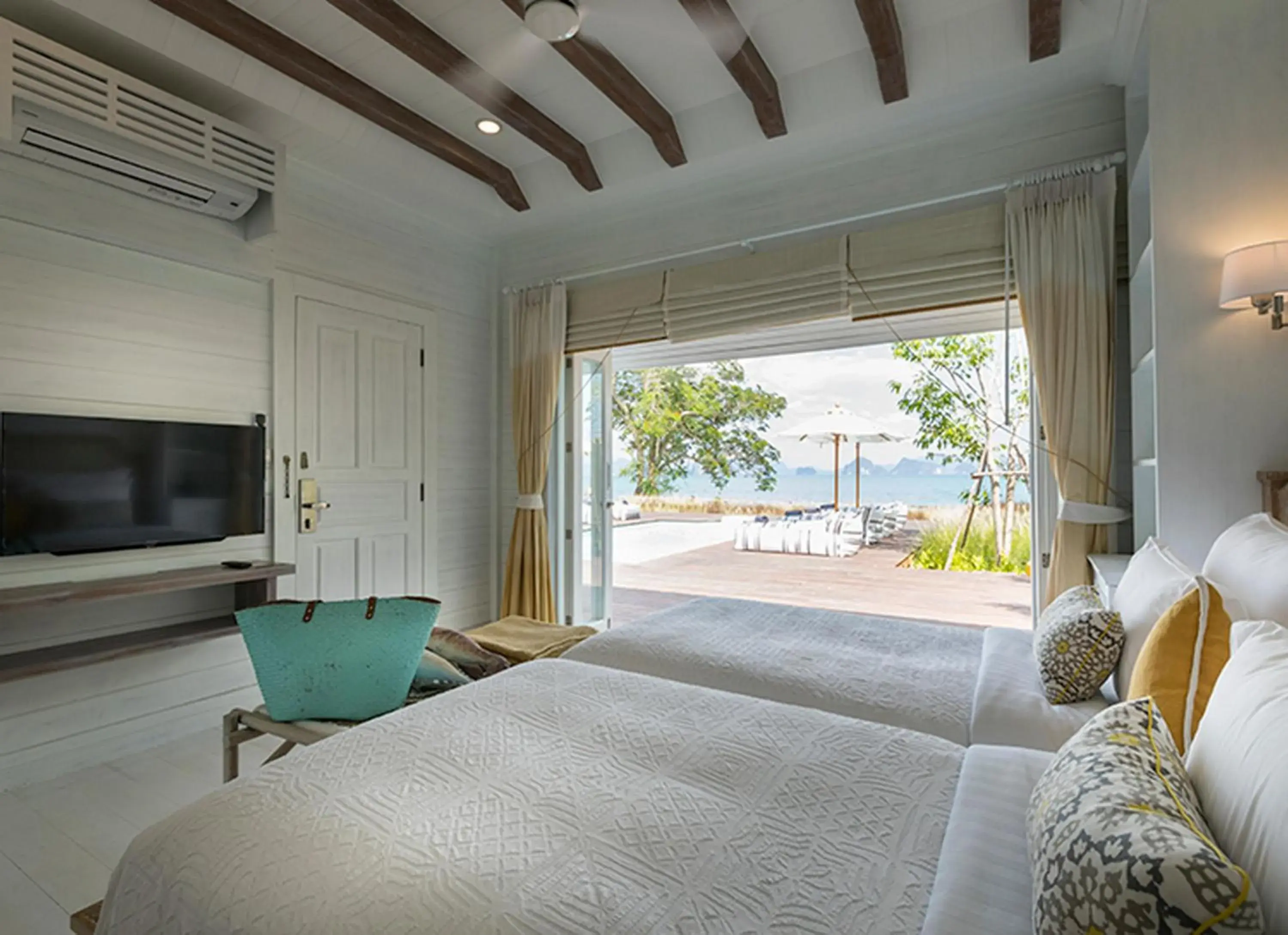 Bedroom, Bed in Cape Kudu Hotel, Koh Yao Noi Bedroom, Bed in Cape Kudu Hotel, Koh Yao Noi