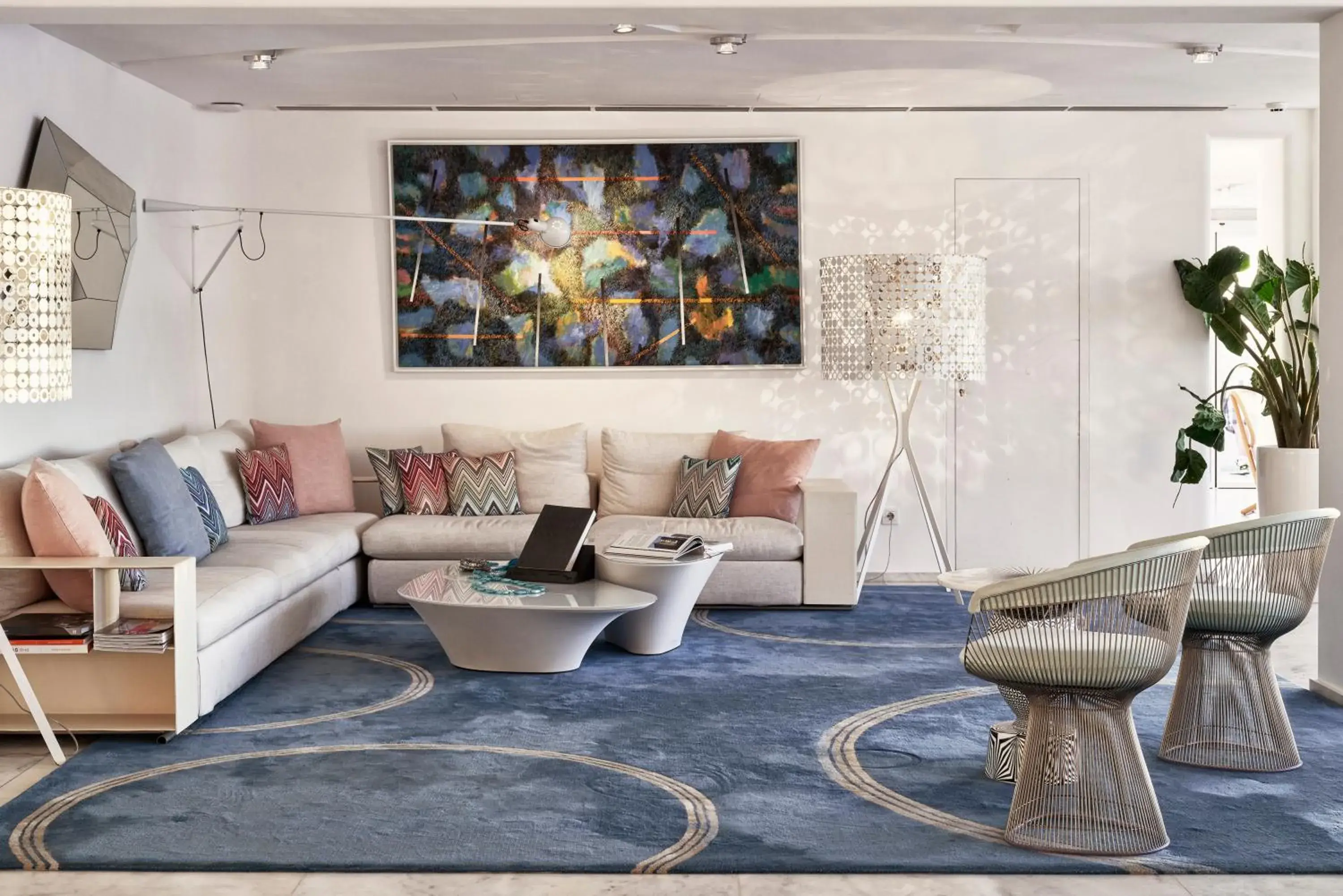 Living room in Myconian Kyma, a Member of Design Hotels Living room in Myconian Kyma, a Member of Design Hotels