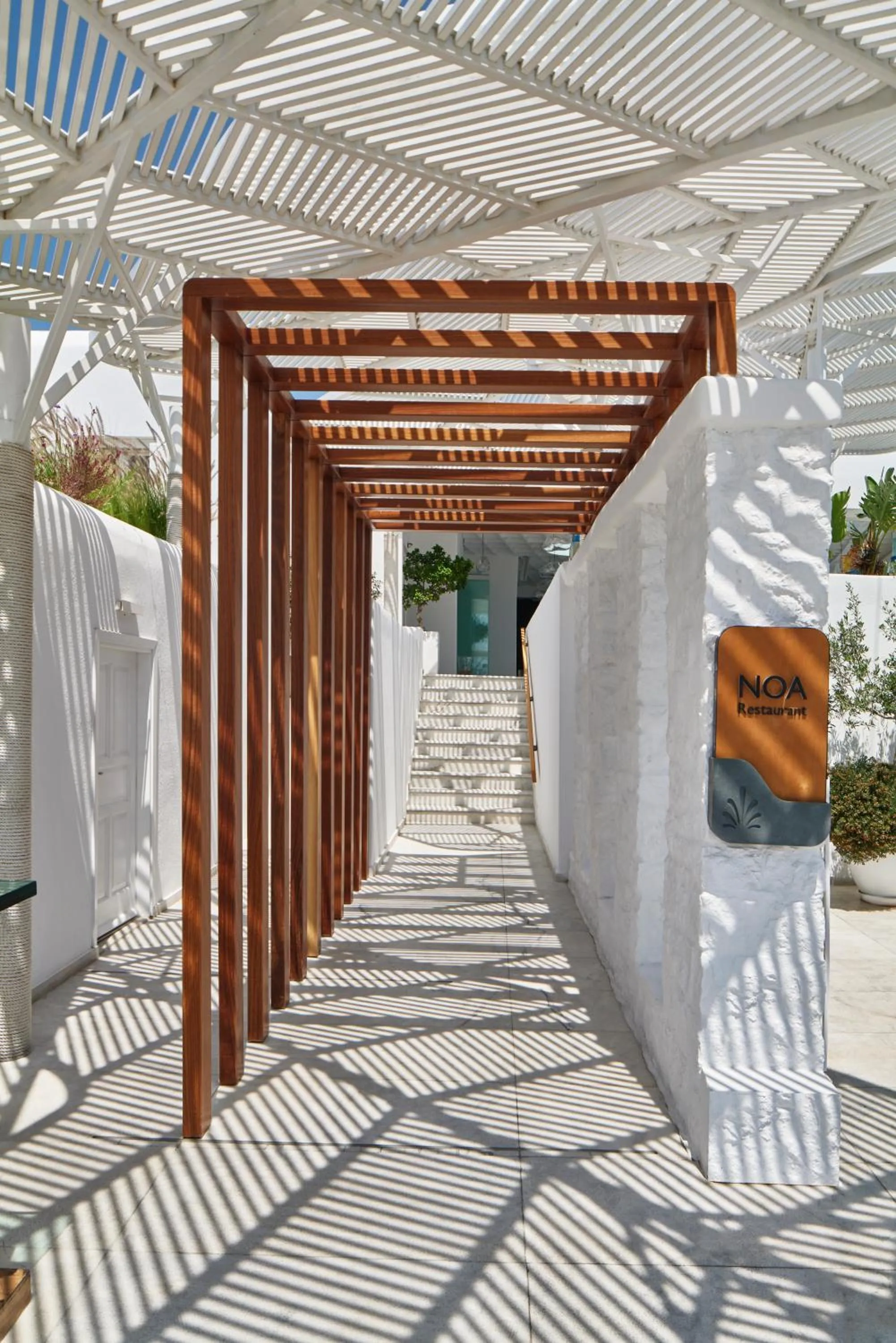 Facade/entrance in Myconian Kyma, a Member of Design Hotels