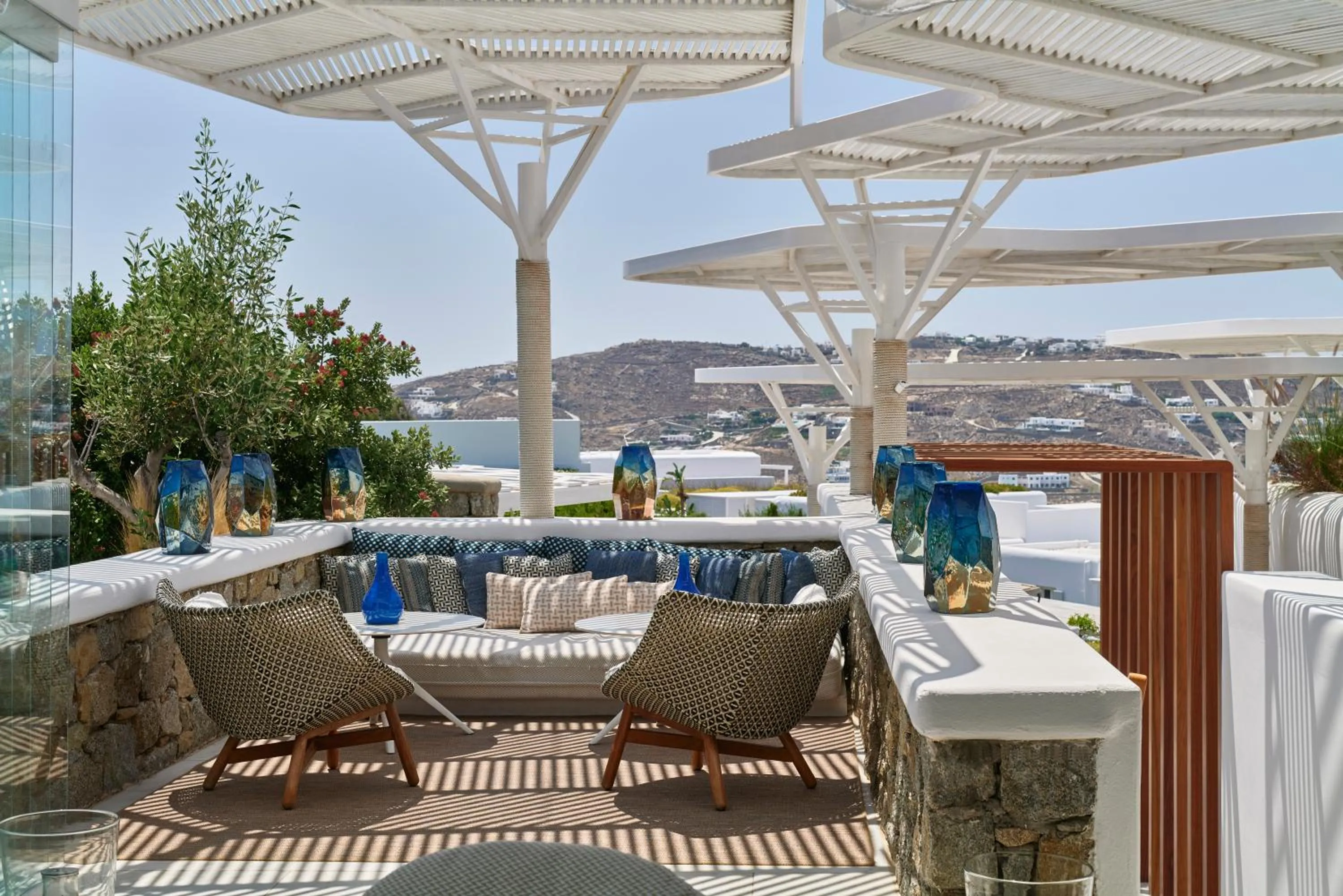 Facade/entrance in Myconian Kyma, a Member of Design Hotels