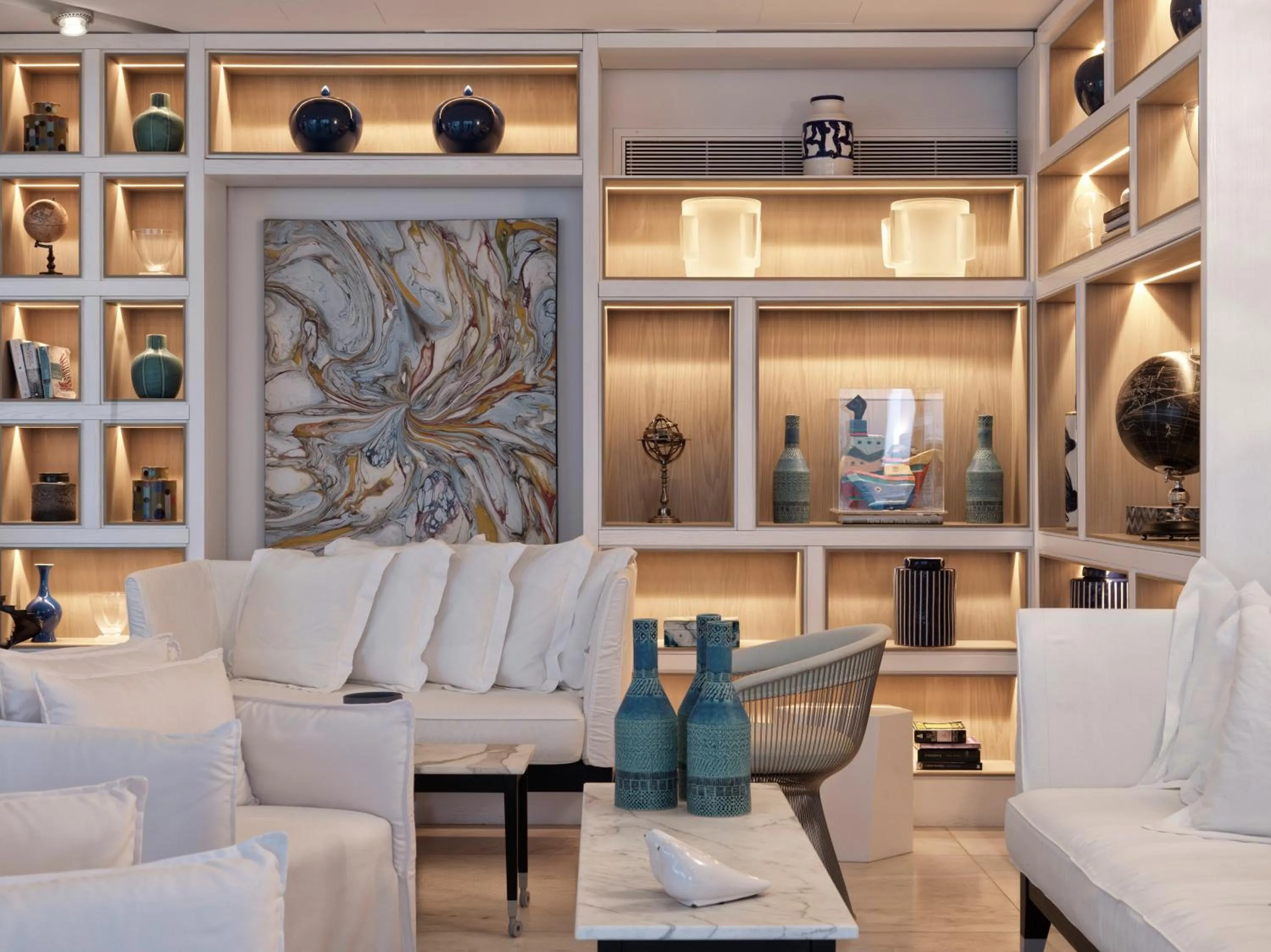 Library in Myconian Kyma, a Member of Design Hotels